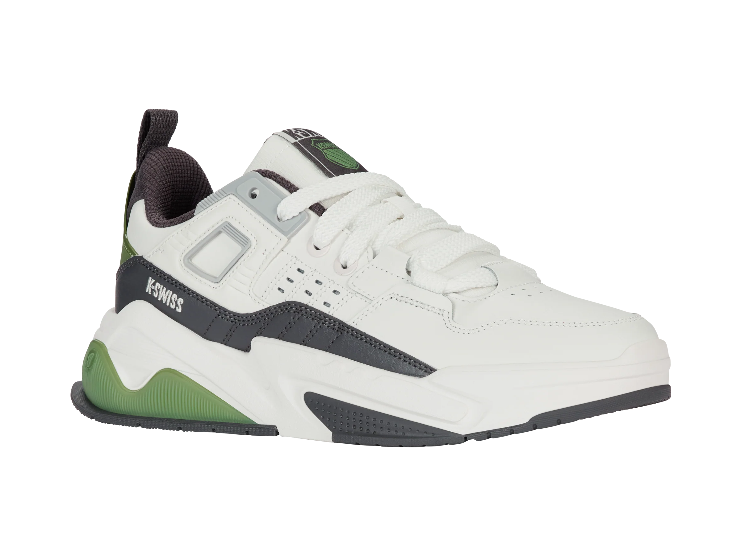 04077-120-M | TECHNA TRAINER | BLANC/ASPHALT/WATERCRESS - Image 2
