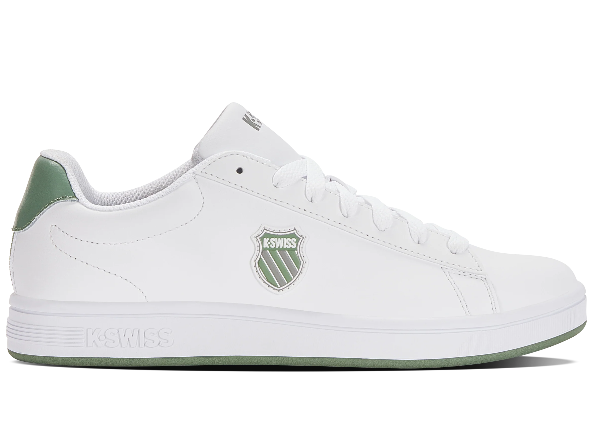06599-148-M | COURT SHIELD | WHITE/LODEN FROST/NEUTRAL GRAY