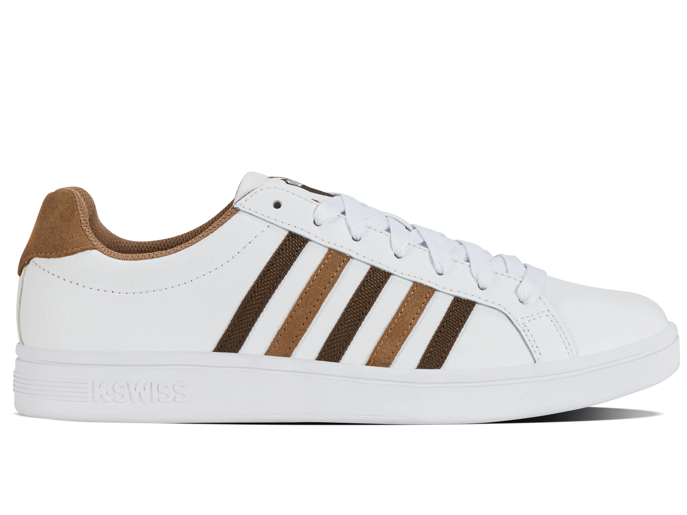 07011-919-M | COURT TIEBREAK | WHITE/TOASTED COCONUT/CHOCOLATE BROWN