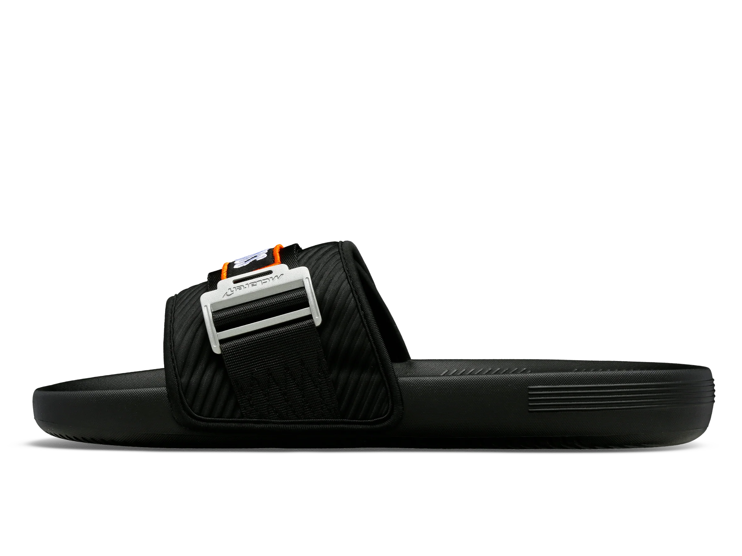 08716-073-M | STRAP SANDAL X MCLAREN | BLACK/PAPAYA - Image 6