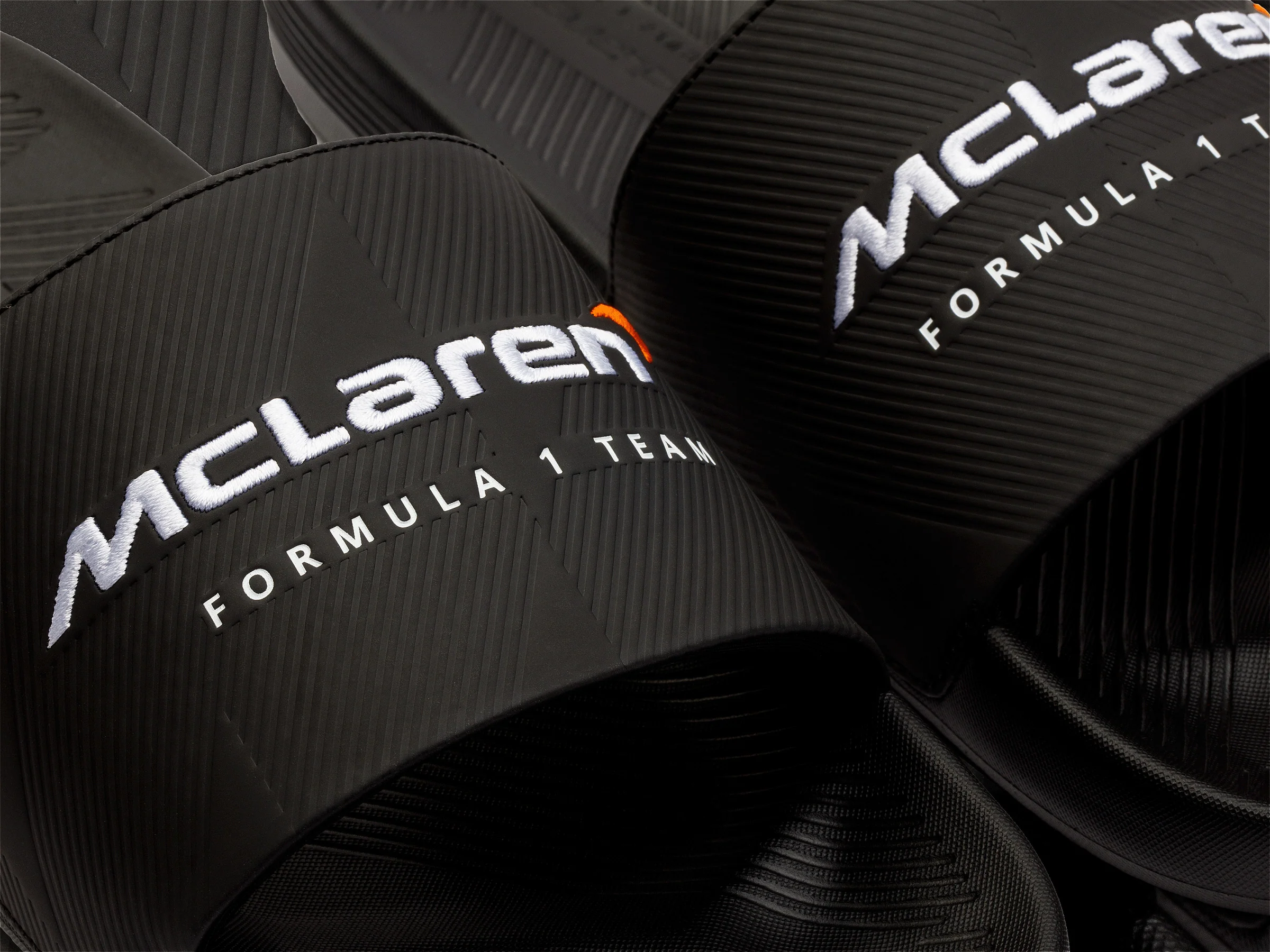 08717-008-M | SLIDE SANDAL X MCLAREN F1 TEAM | BLACK - Image 3
