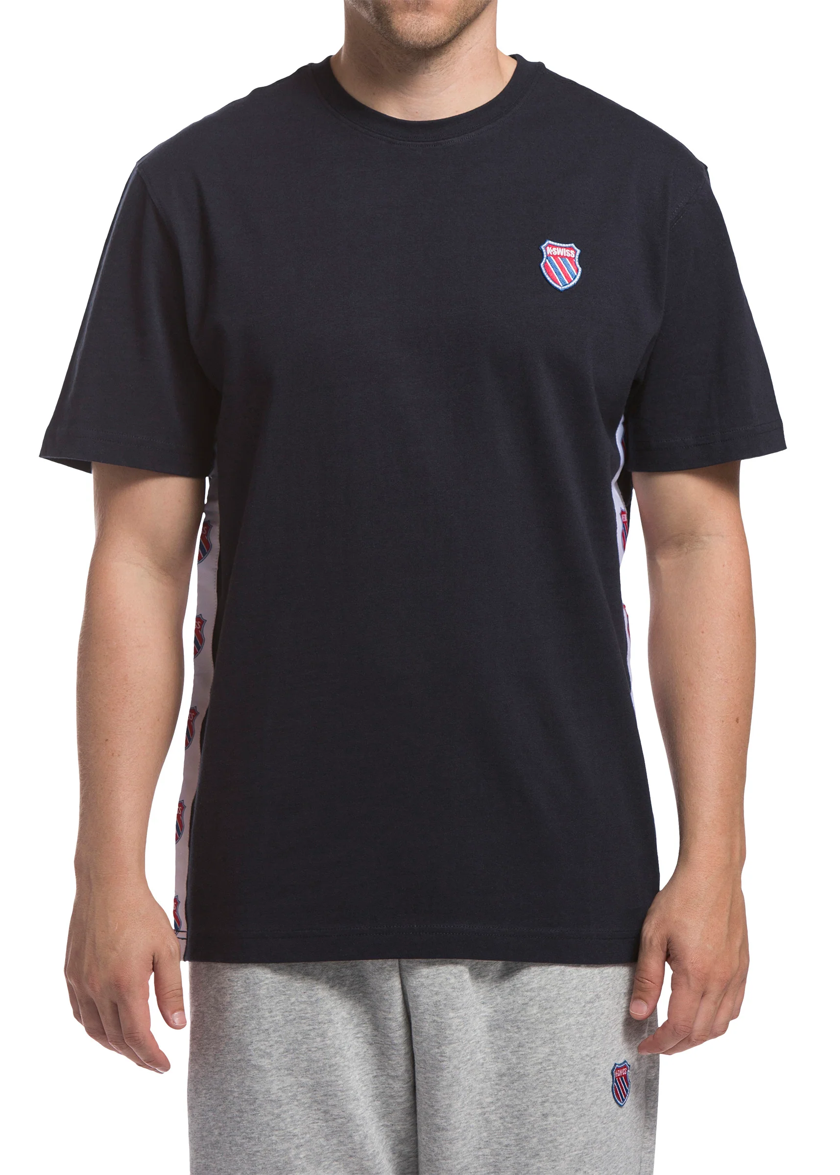 102438-400 | MENS BADGED TEE | NAVY - Image 4