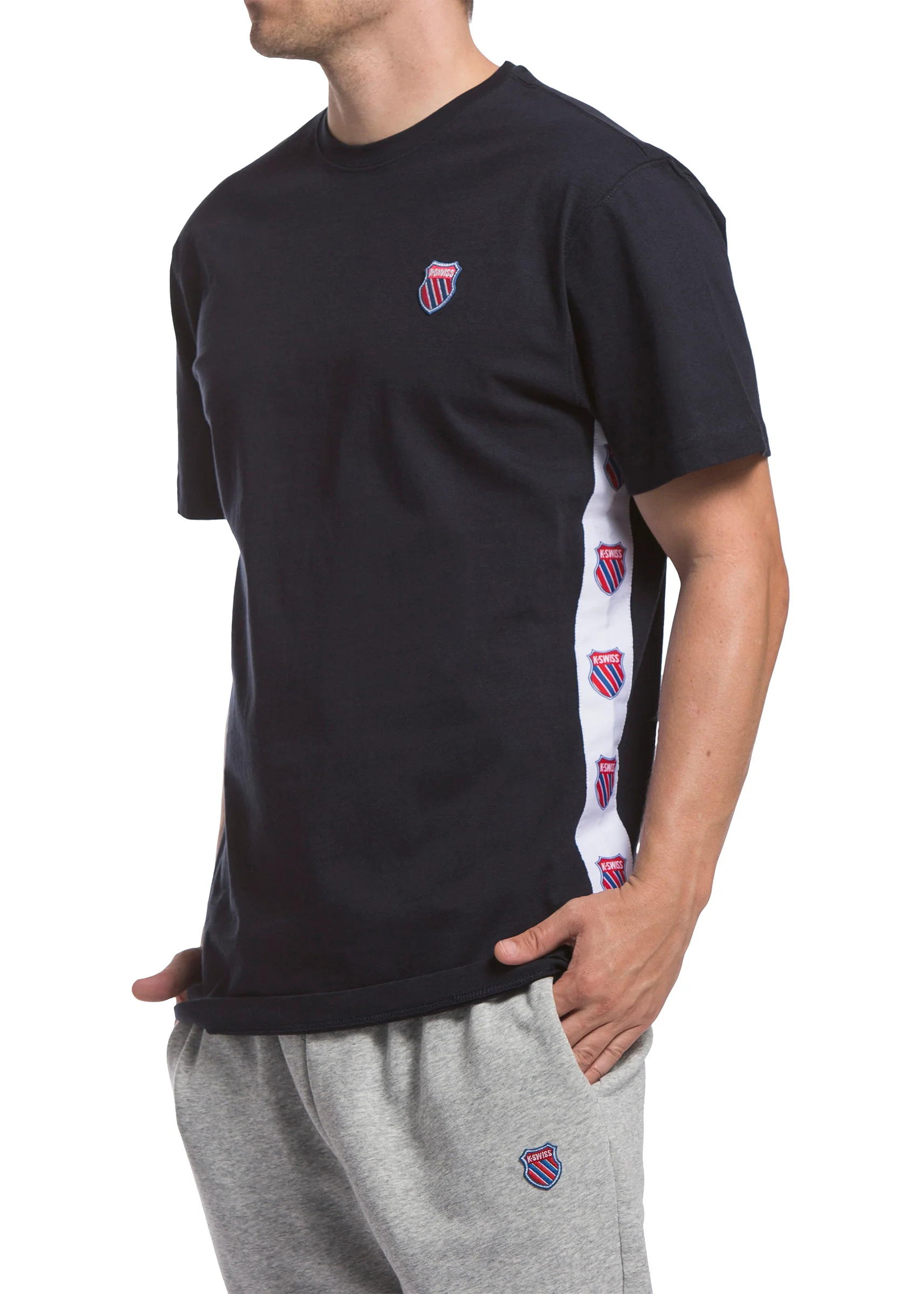 102438-400 | MENS BADGED TEE | NAVY - Image 5