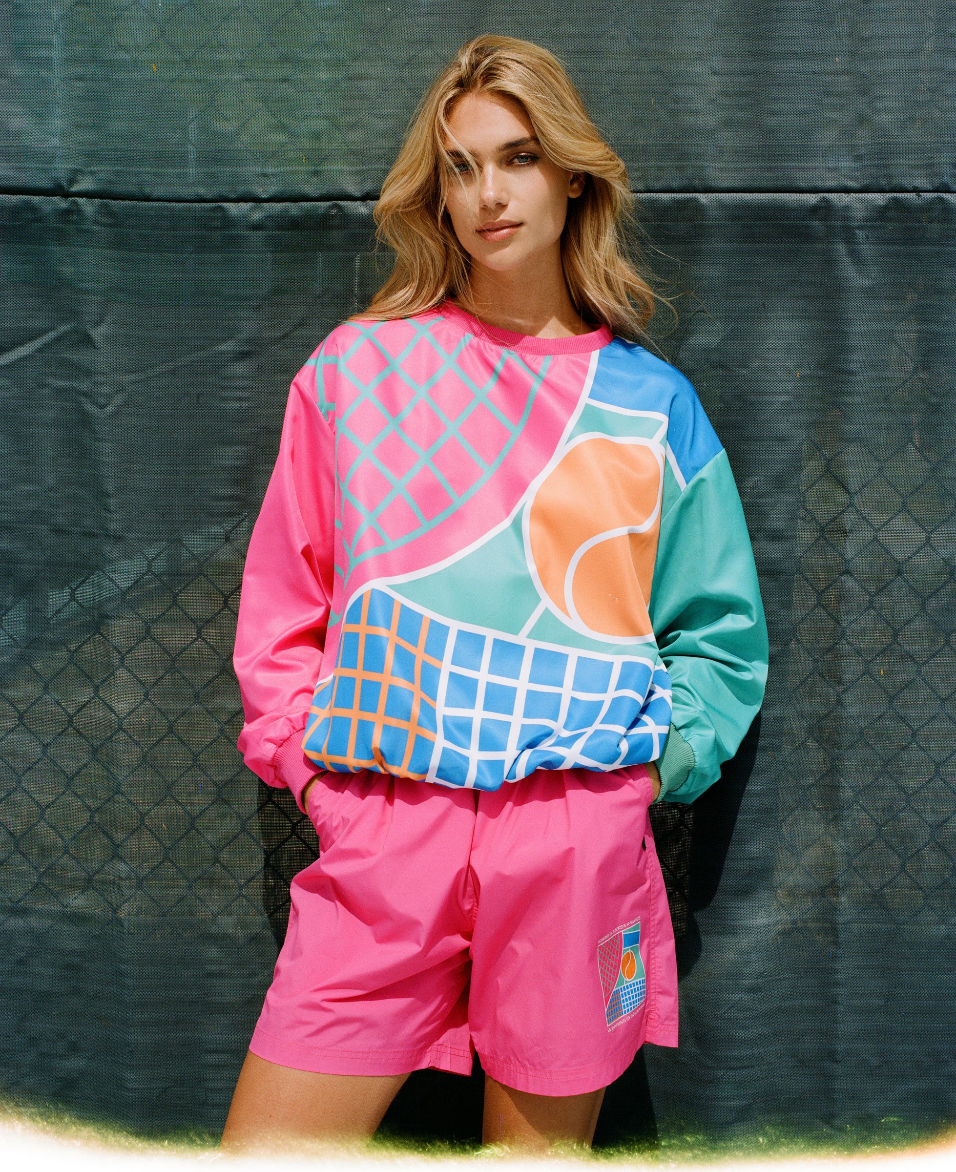 106077-667 | ROWING BLAZERS X K-SWISS SHORTS | PINK - Image 2