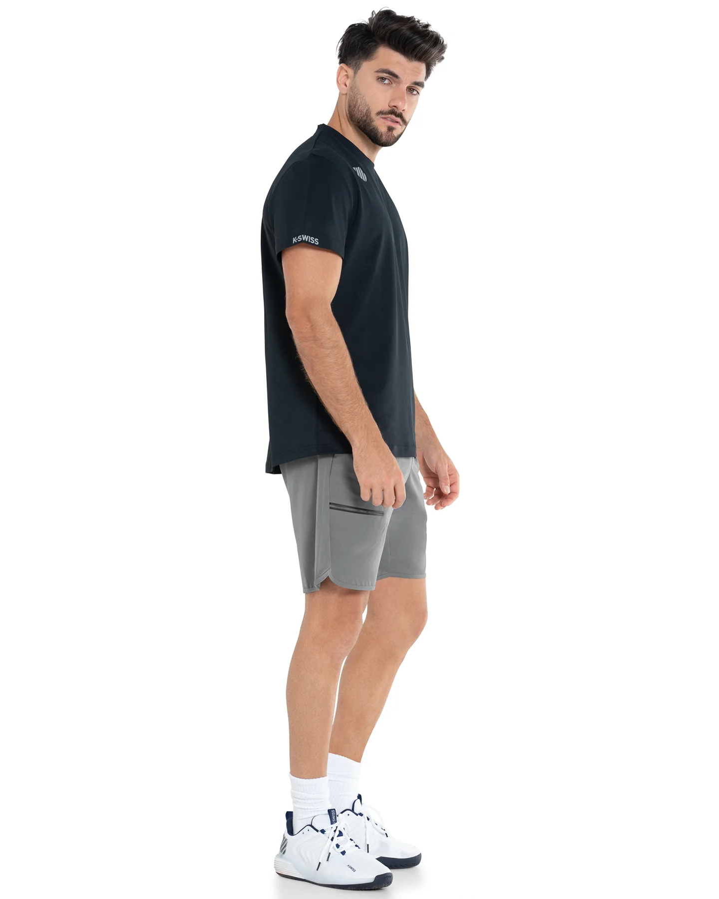 107702-008 | TECH PIQUE CREW | BLACK - Image 2