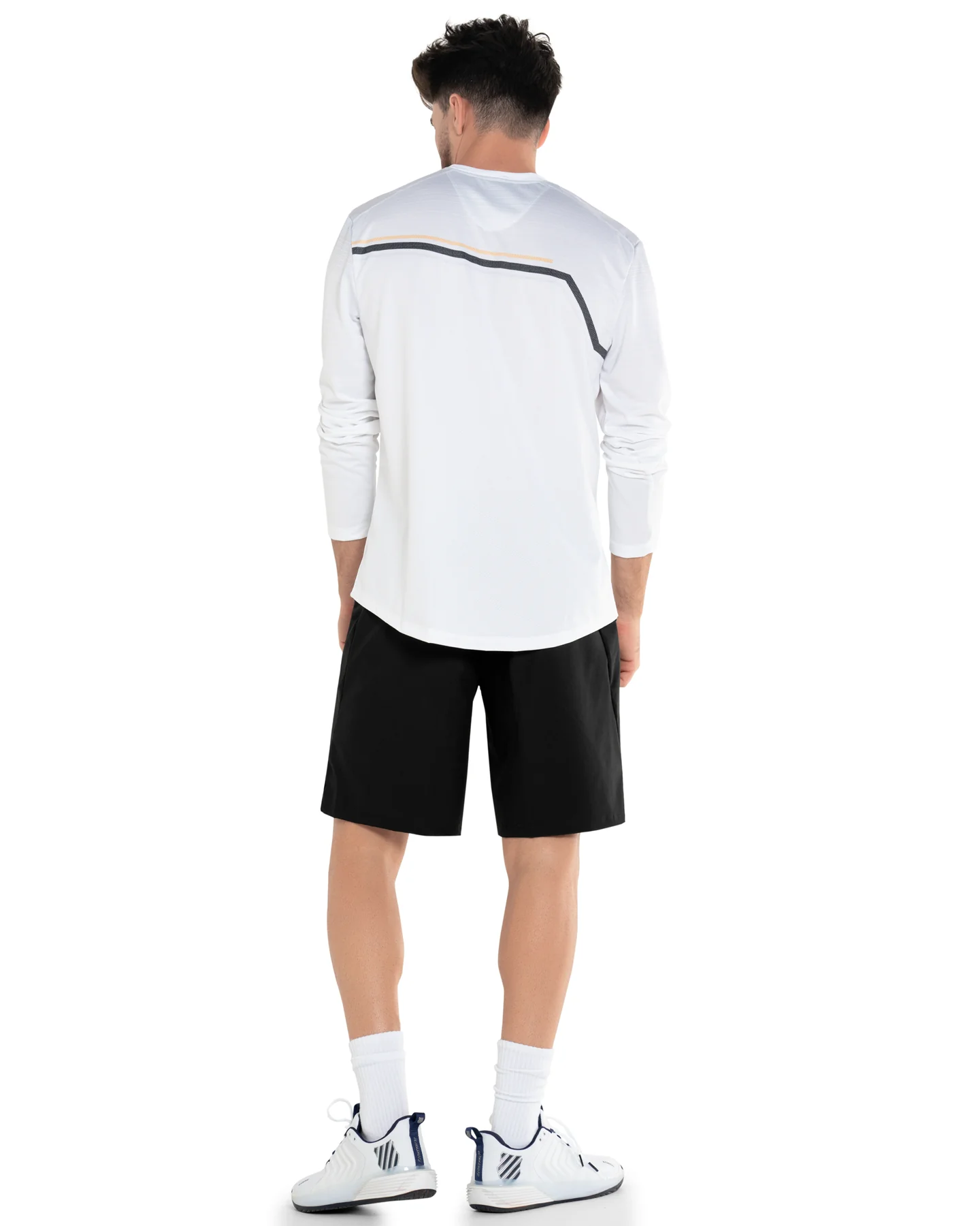 107728-100 | RISING STRIPE L/S | WHITE - Image 3