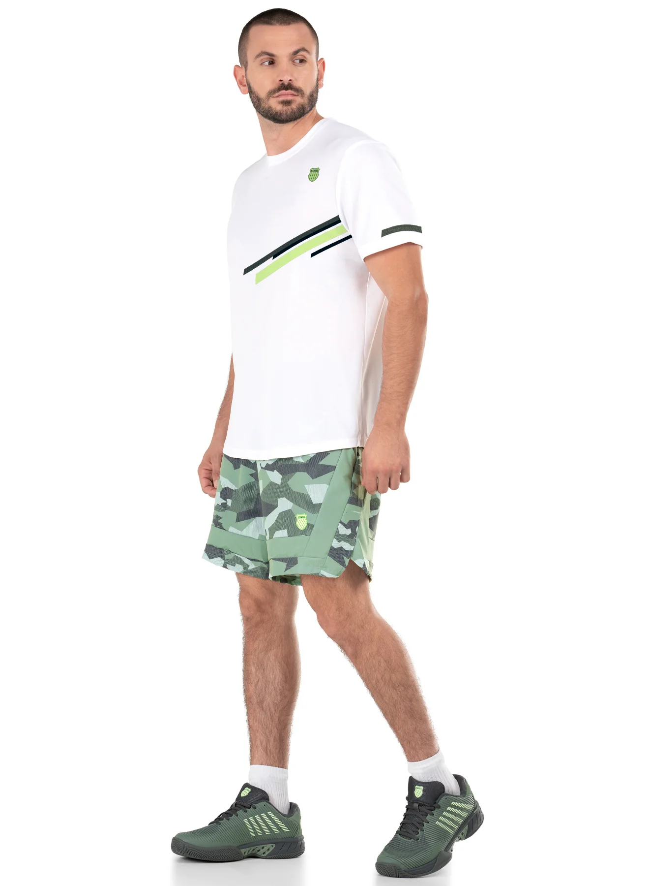 109100-100 | DYNAMIC STRIPE S/S | WHITE - Image 2