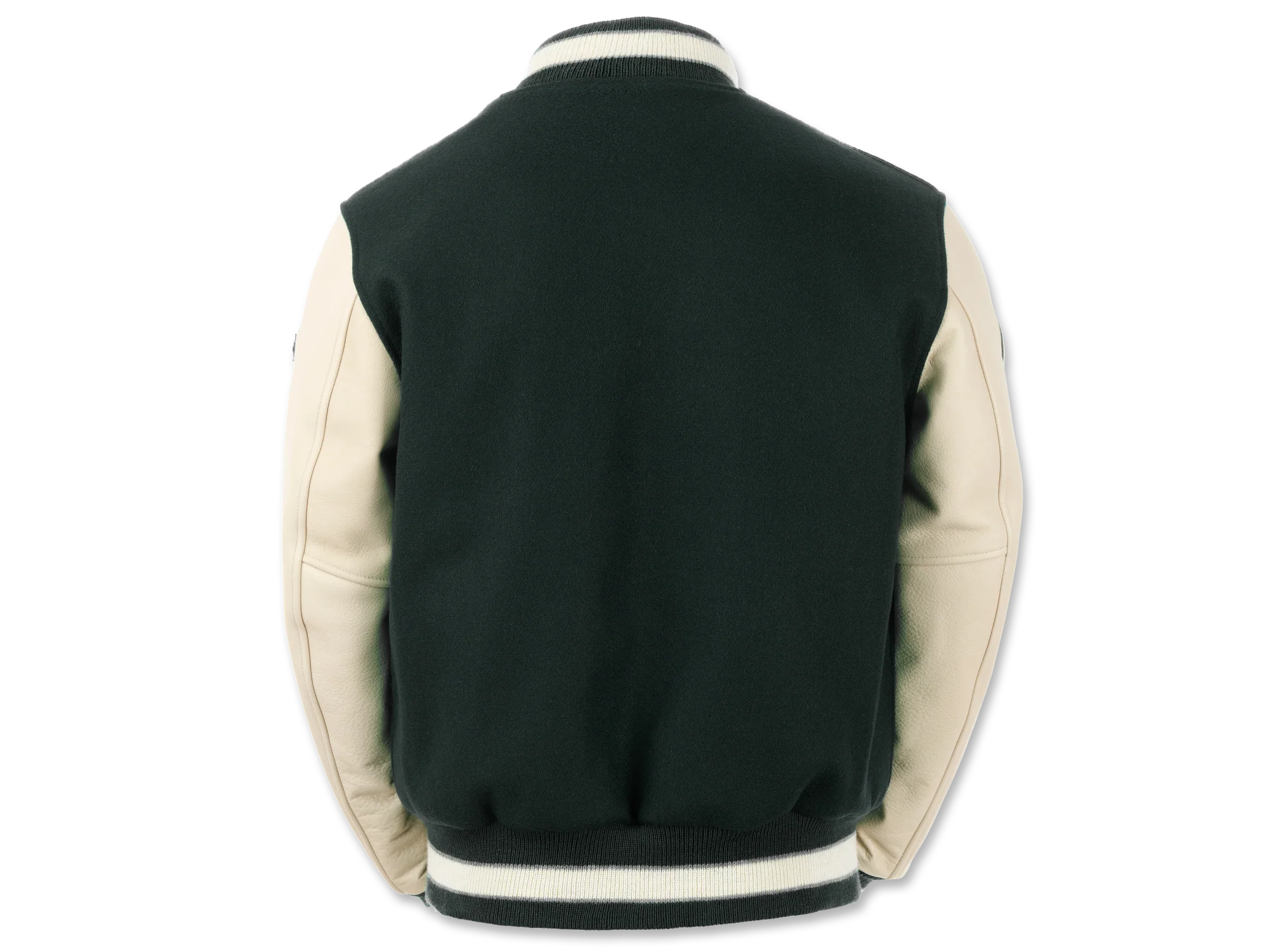 175773-350 | K SWISS X GOLDENBEAR VARSITY JACKET | EMERALD/CREAM - Image 6