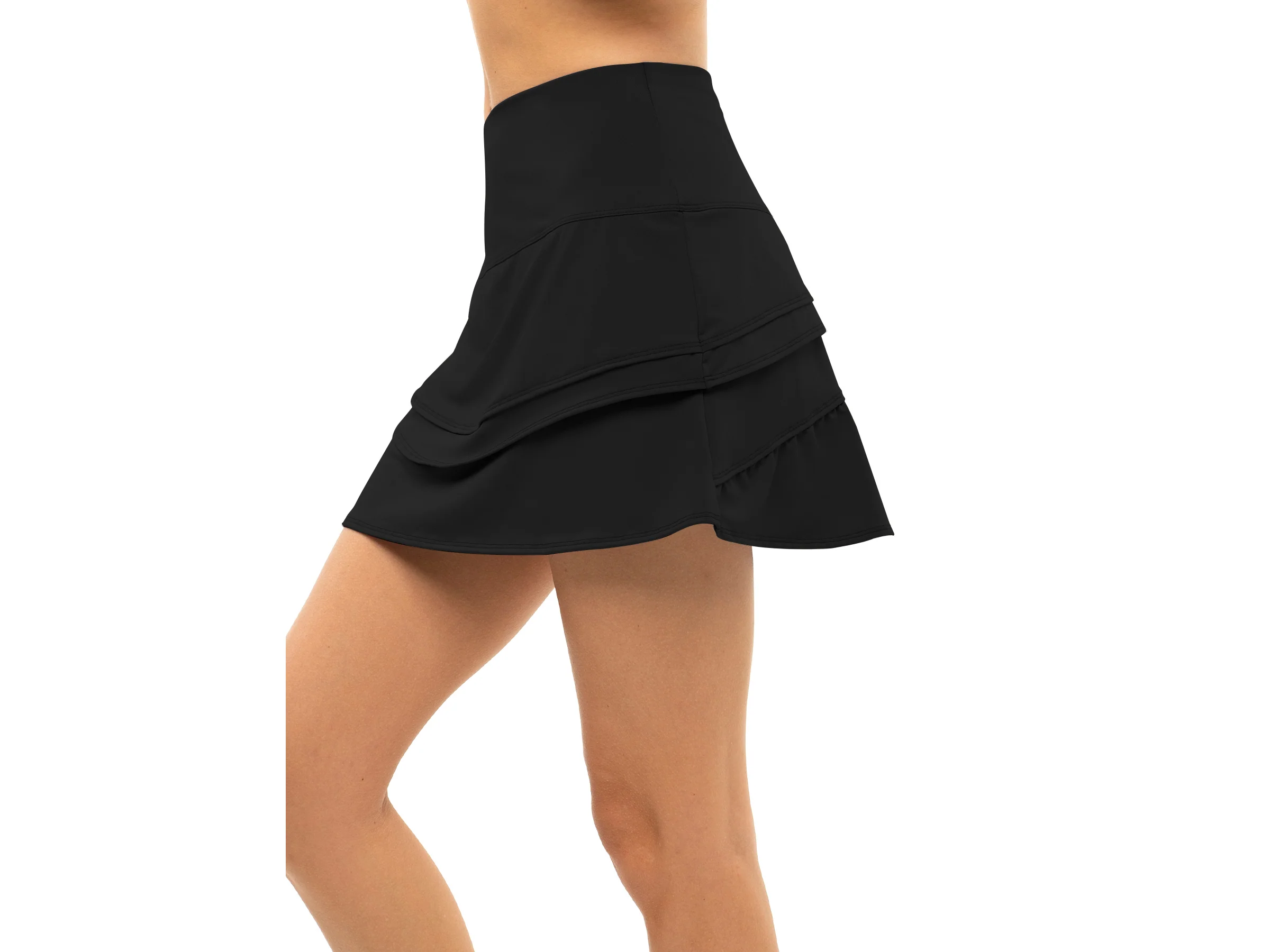 195755-008 | LONG WAVE SKIRT LUCKY IN LOVE | BLACK - Image 2