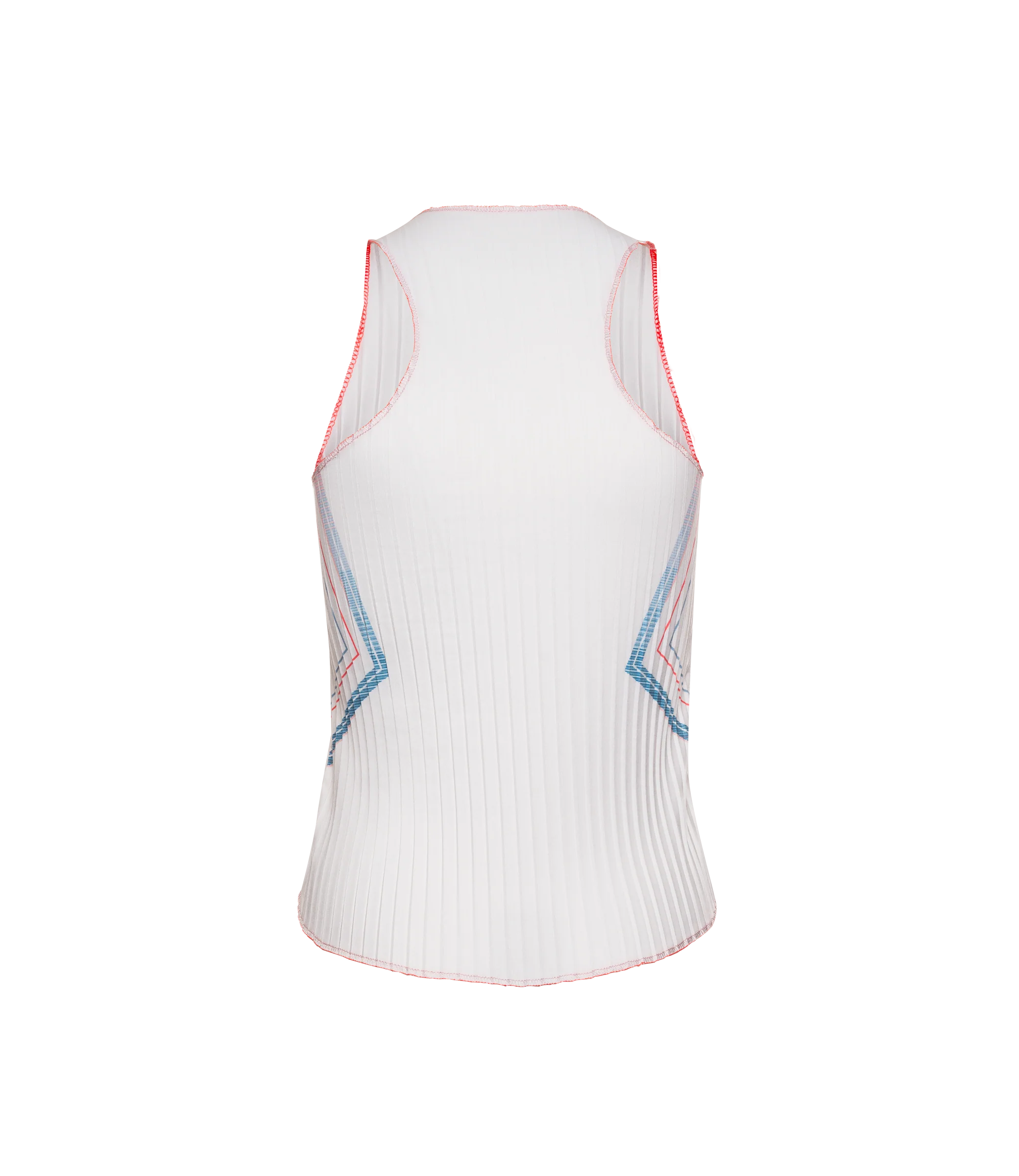 196048-100 | SCULPT PLEATED TANK | WHITE - Image 2
