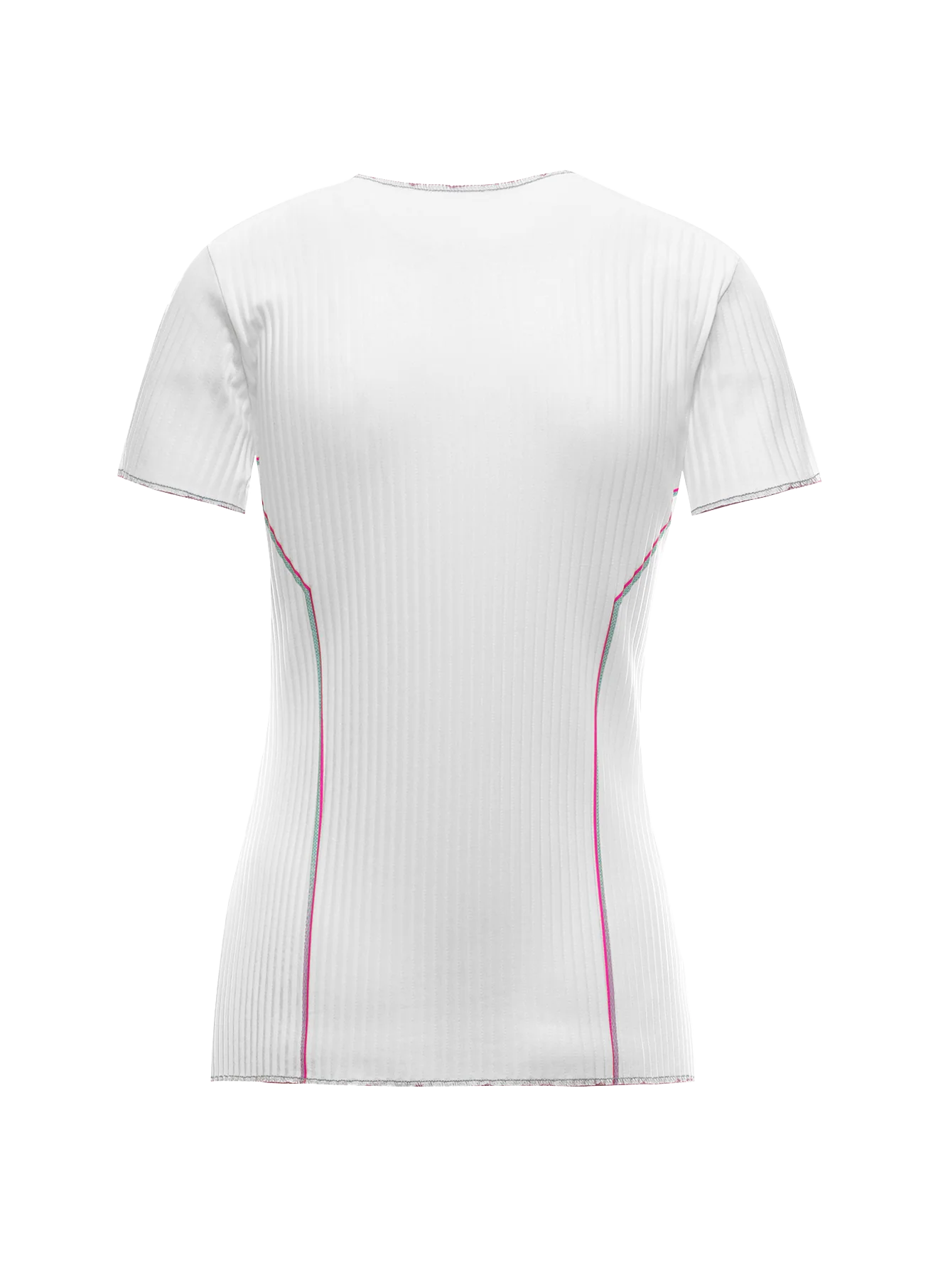 196051-182 | PLEATED S/S CREW | WHITE/ANGEL - Image 2