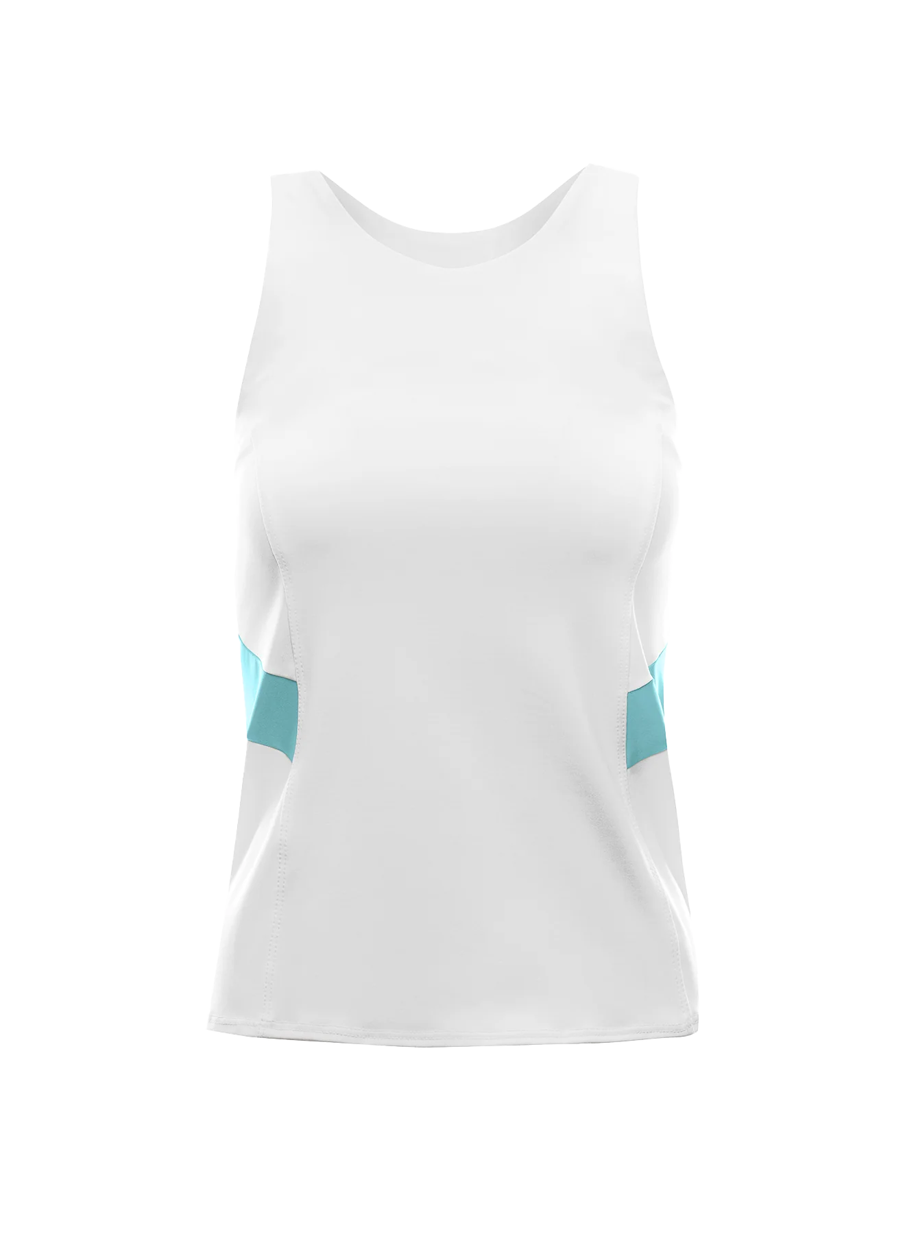 197223-182 | COLORBLOCK TANK | WHITE/ANGEL