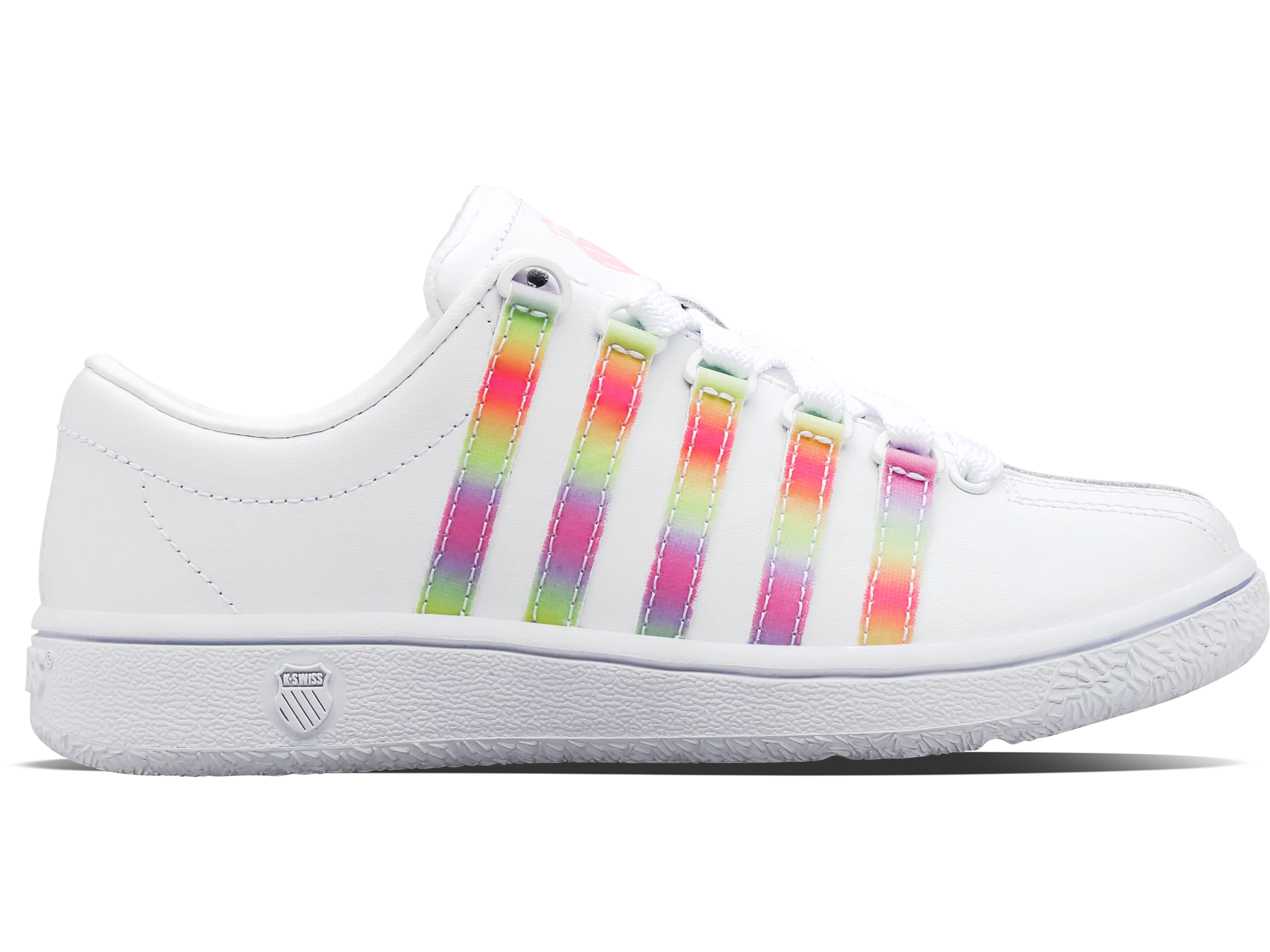 57161-184-M | CLASSIC LX | WHITE/ PASTEL RAINBOW