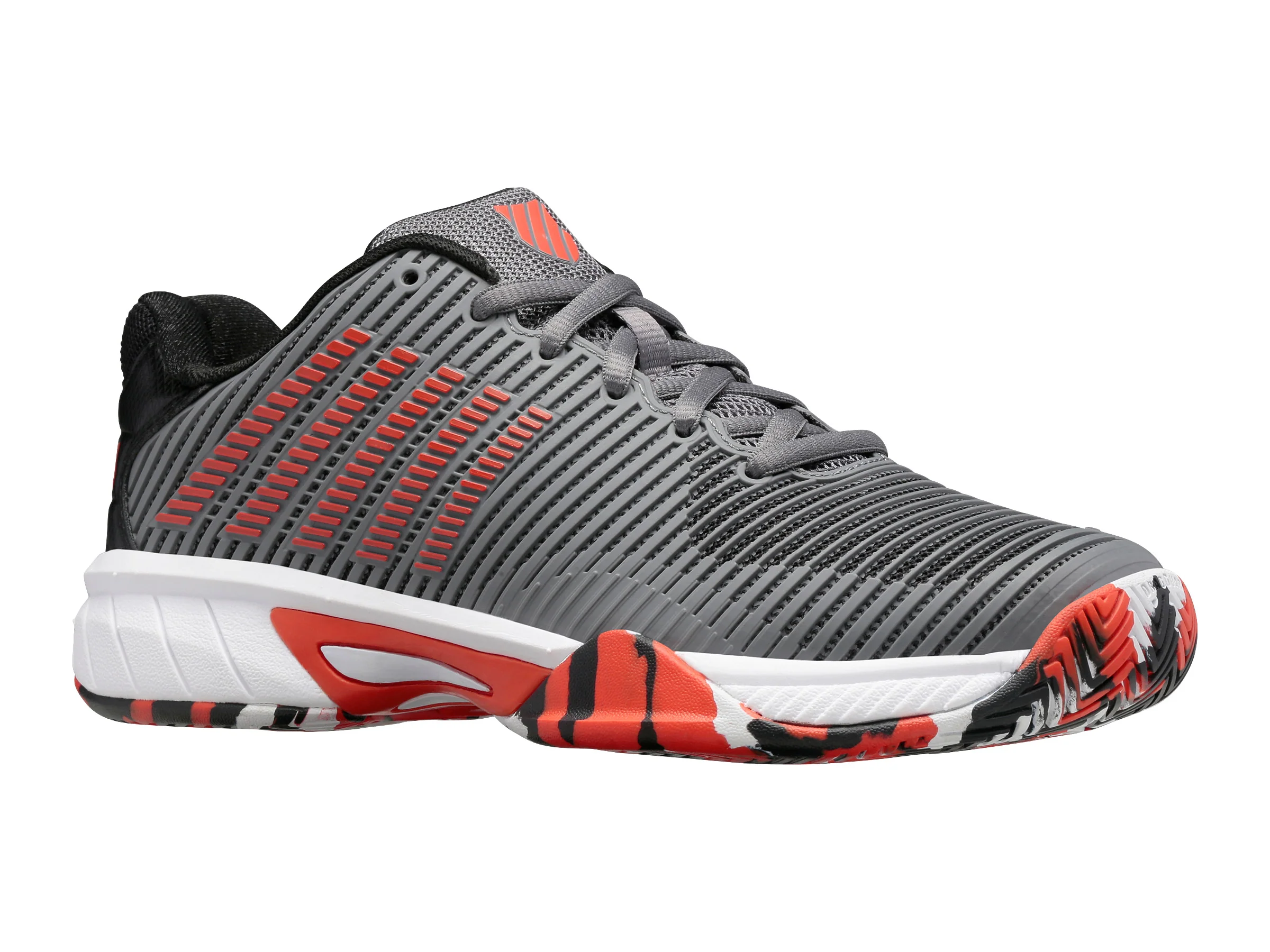 86613-052-M | HYPERCOURT EXPRESS 2 | STEEL GRAY/JET BLACK/SPICY ORANGE - Image 2