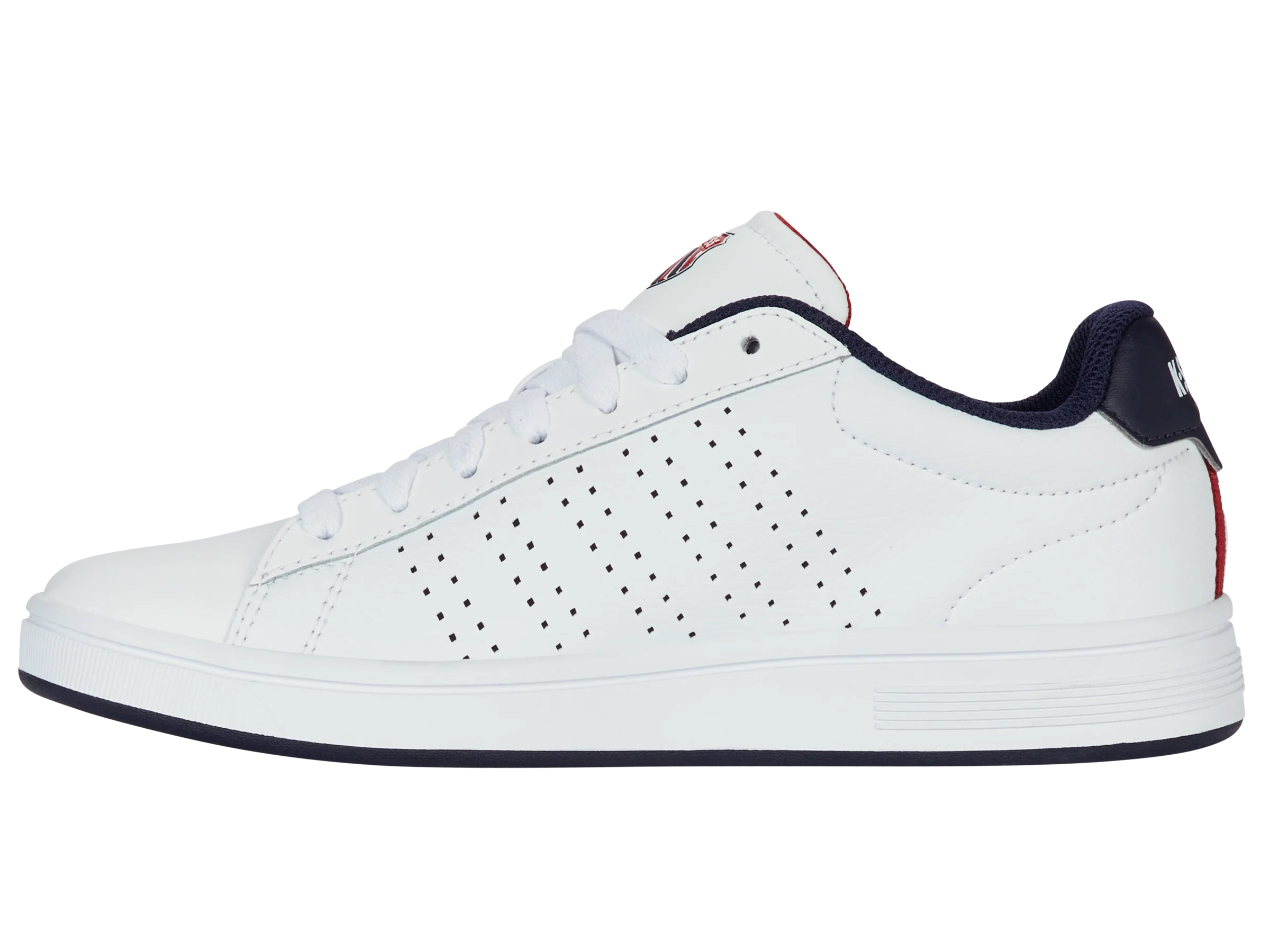 94411-130-M | COURT BASE II | WHITE/NAVY/RED - Image 5