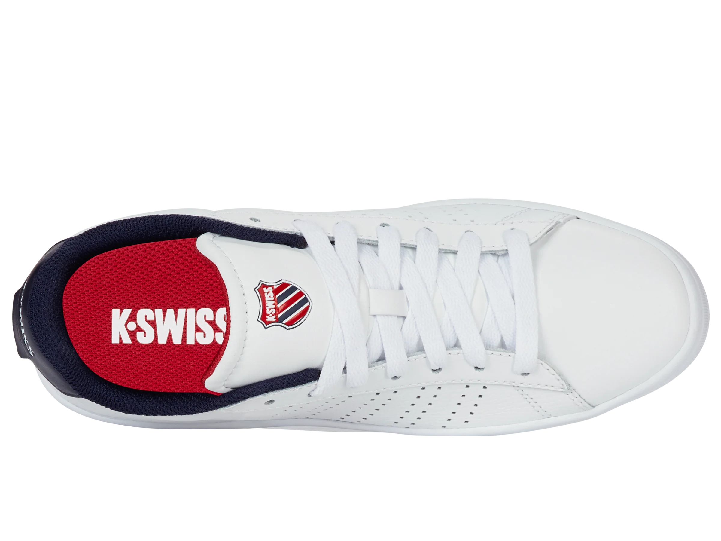 94411-130-M | COURT BASE II | WHITE/NAVY/RED - Image 7