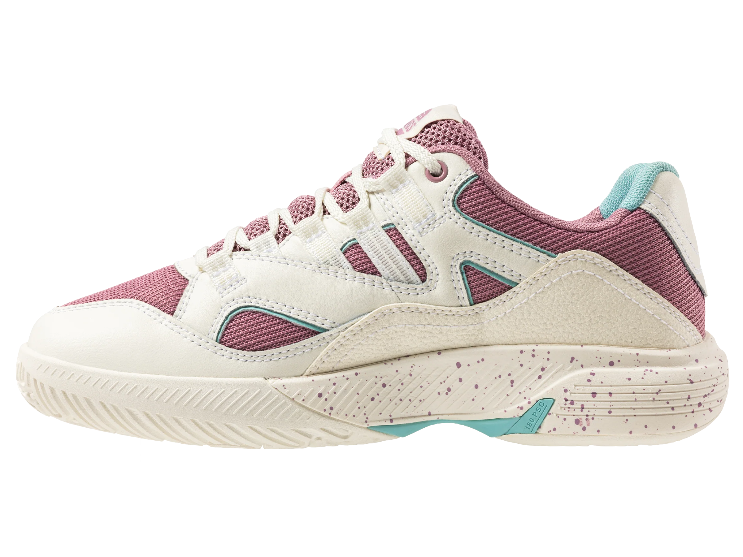 94435-966-M | TURA TEAM PADEL | SNOW WHITE/LILAS/PASTEL TURQUOISE - Image 5