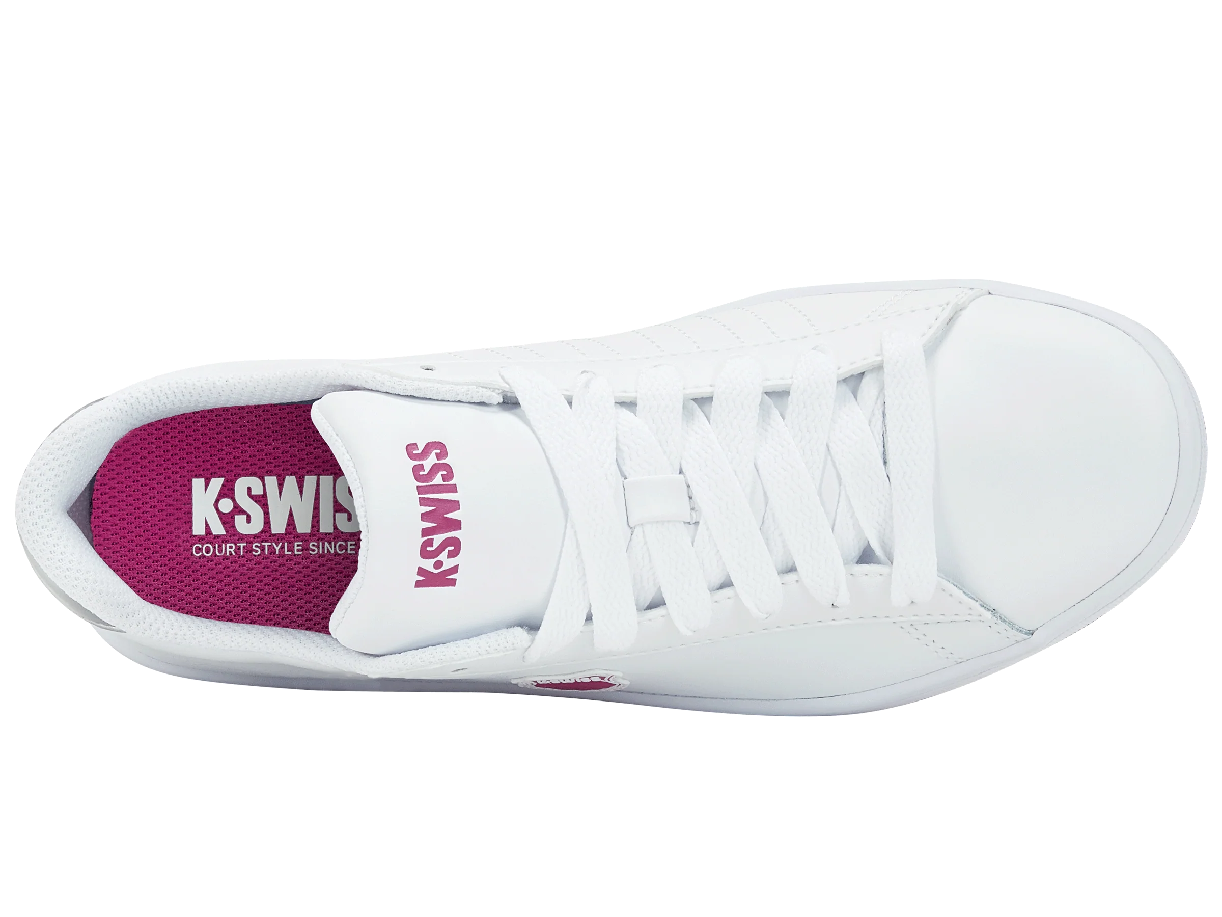 96599-111-M | COURT SHIELD | WHITE/FESTIVAL FUCHSIA/SILVER - Image 7