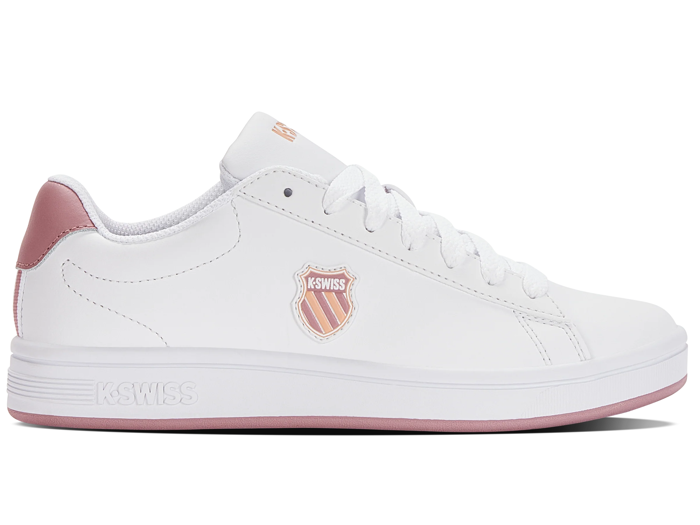 96599-952-M | COURT SHIELD | WHITE/FOXGLOVE/ALMOST APRICOT