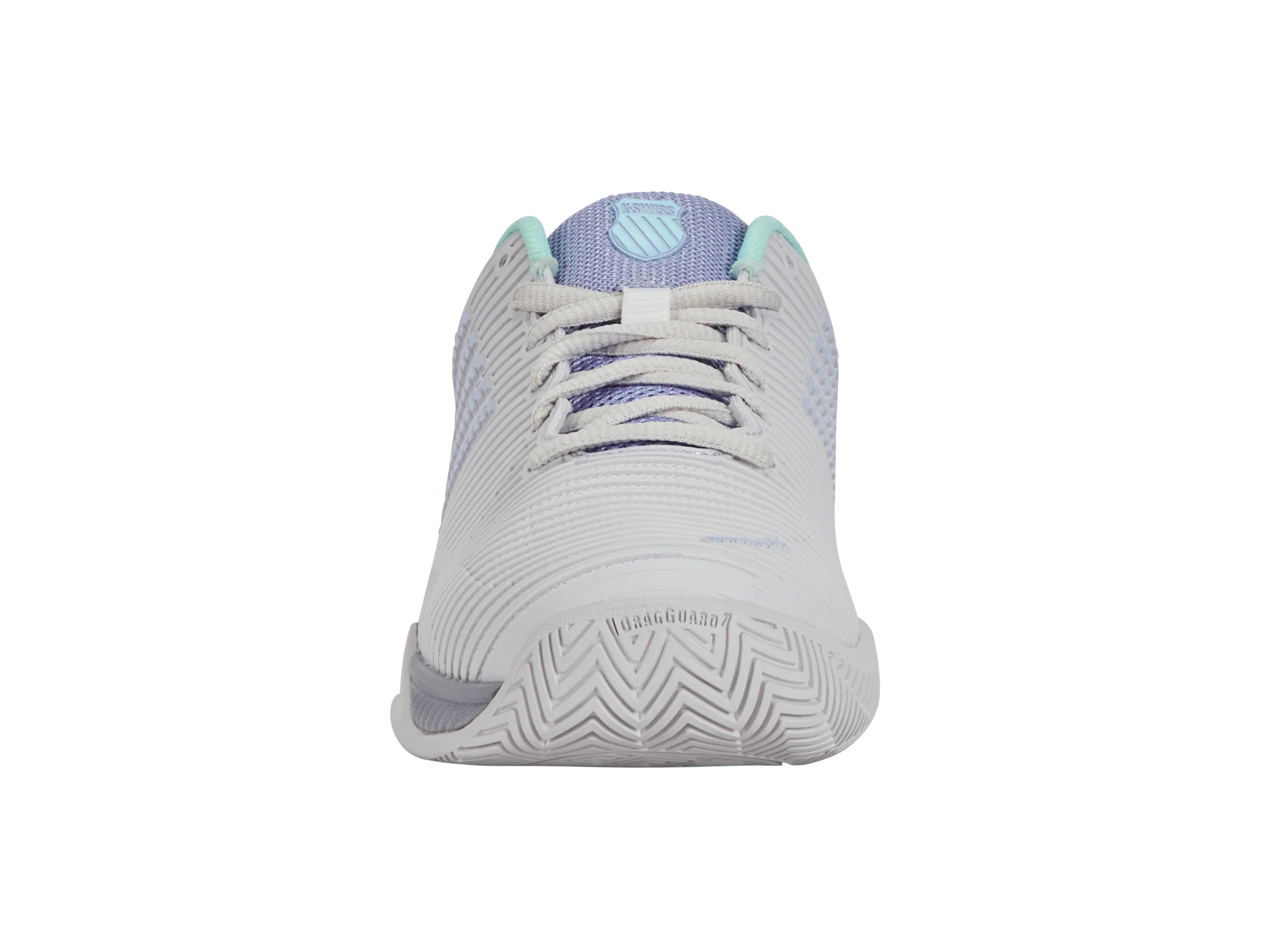 96613-020-M | HYPERCOURT EXPRESS 2 | NIMBUS CLOUD/LILAC GRAY/NEON PURPLE - Image 3
