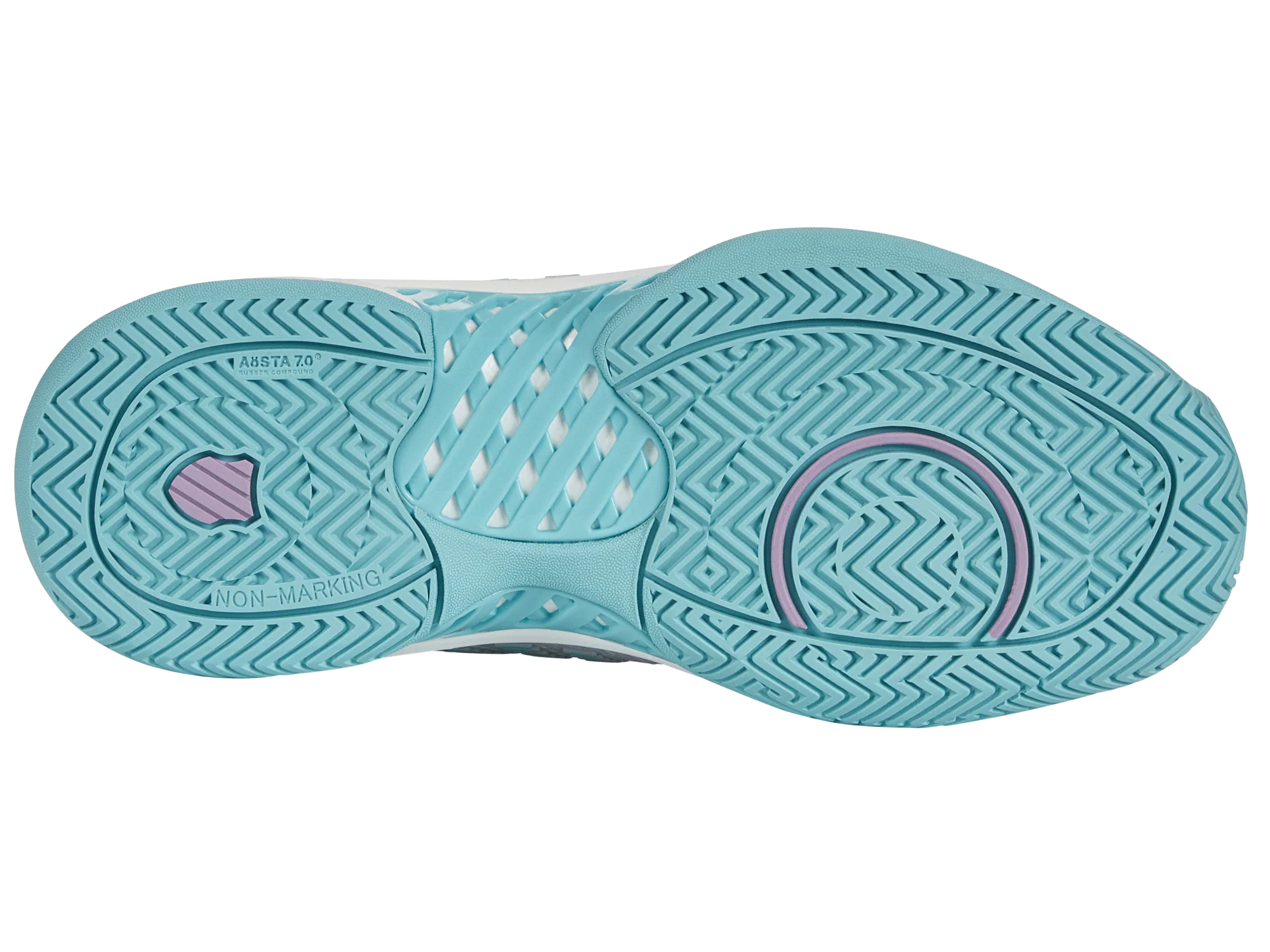 96613-190-M | HYPERCOURT EXPRESS 2 | BRILLIANT WHITE/ANGEL BLUE/SHEER LILAC - Image 6
