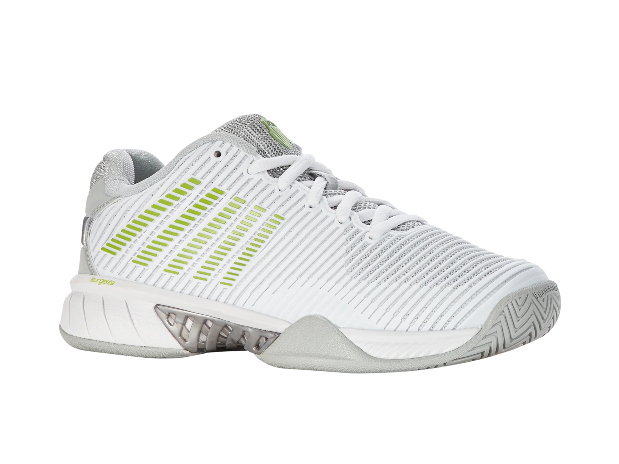 96613-956-M | HYPERCOURT EXPRESS 2 | WHITE/GRAY VIOLET/LIME GREEN - Image 2
