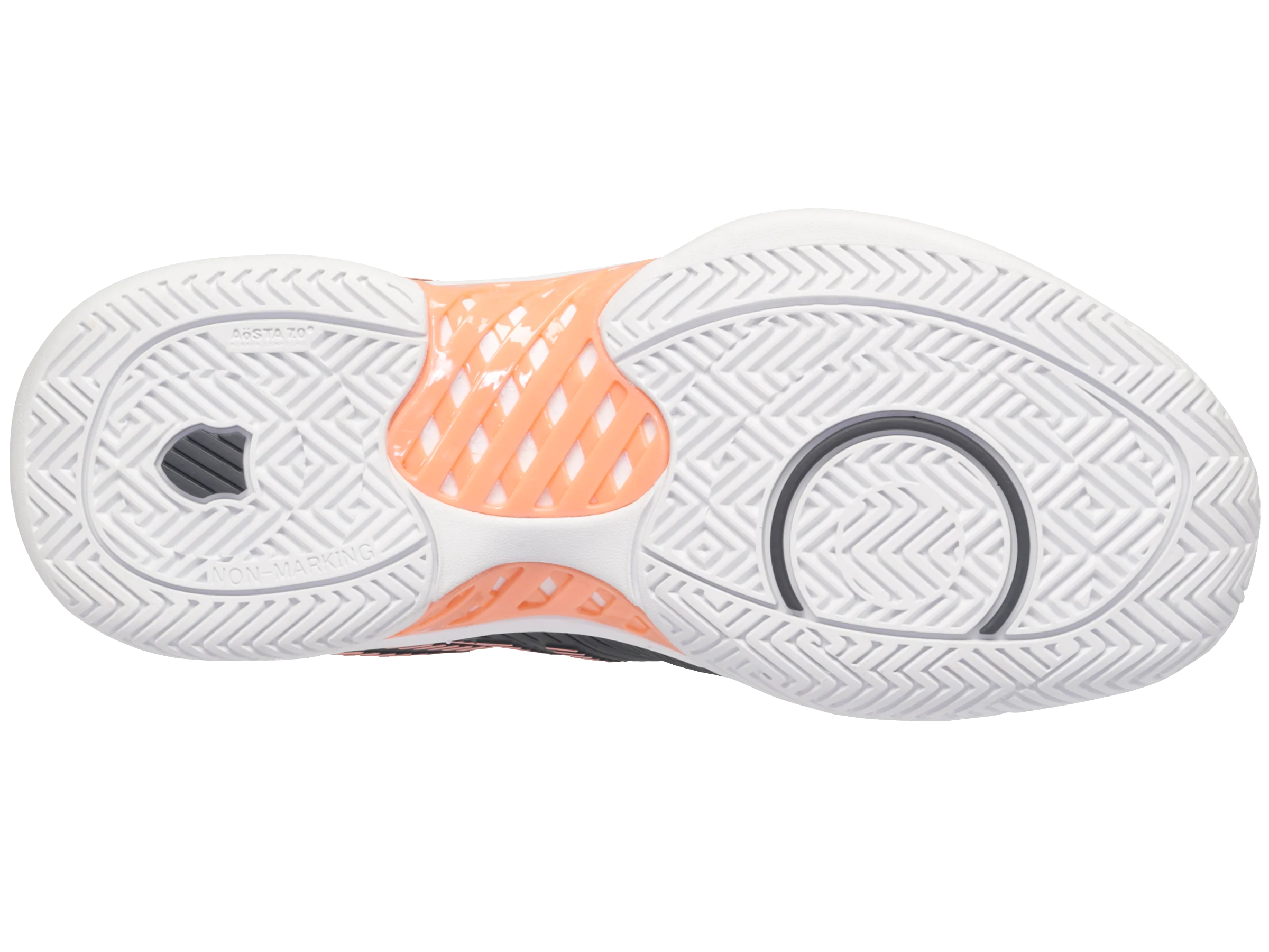 96807-009-W | HYPERCOURT EXPRESS 2-WIDE | ASPHALT/WHITE/PEACH AMBER - Image 6
