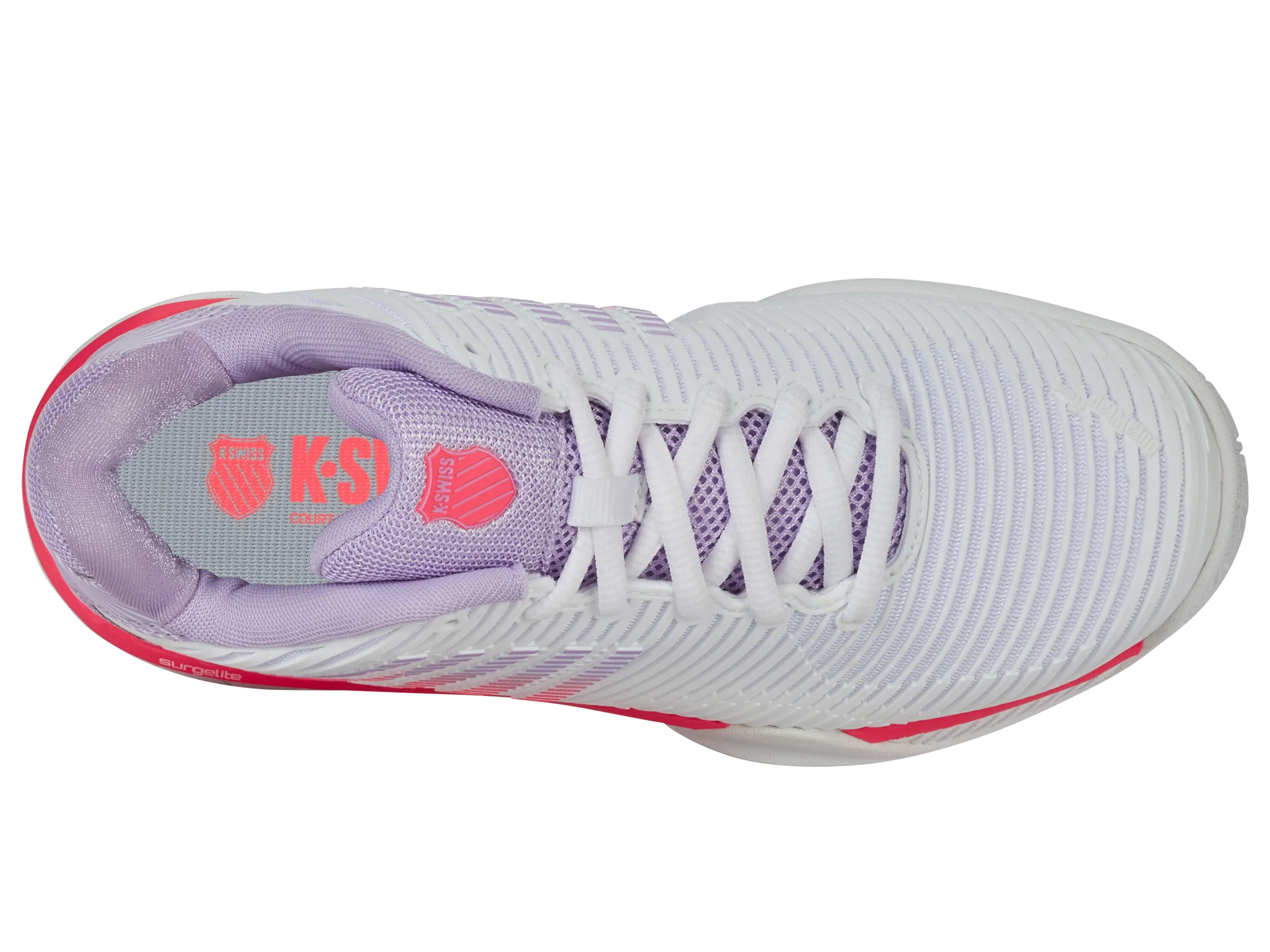 96807-182-W | HYPERCOURT EXPRESS 2-WIDE | WHITE/ORCHID PETAL/NEON BLAZE - Image 7