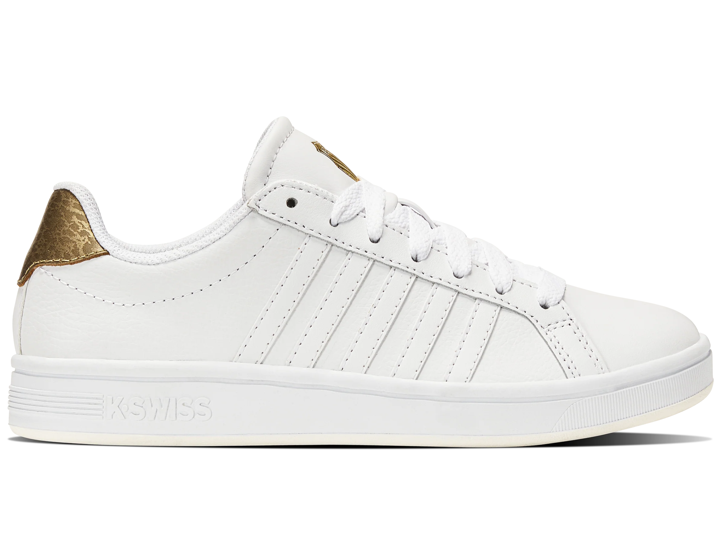 97011-158-M | COURT TIEBREAK | WHITE/GOLD PANTHER