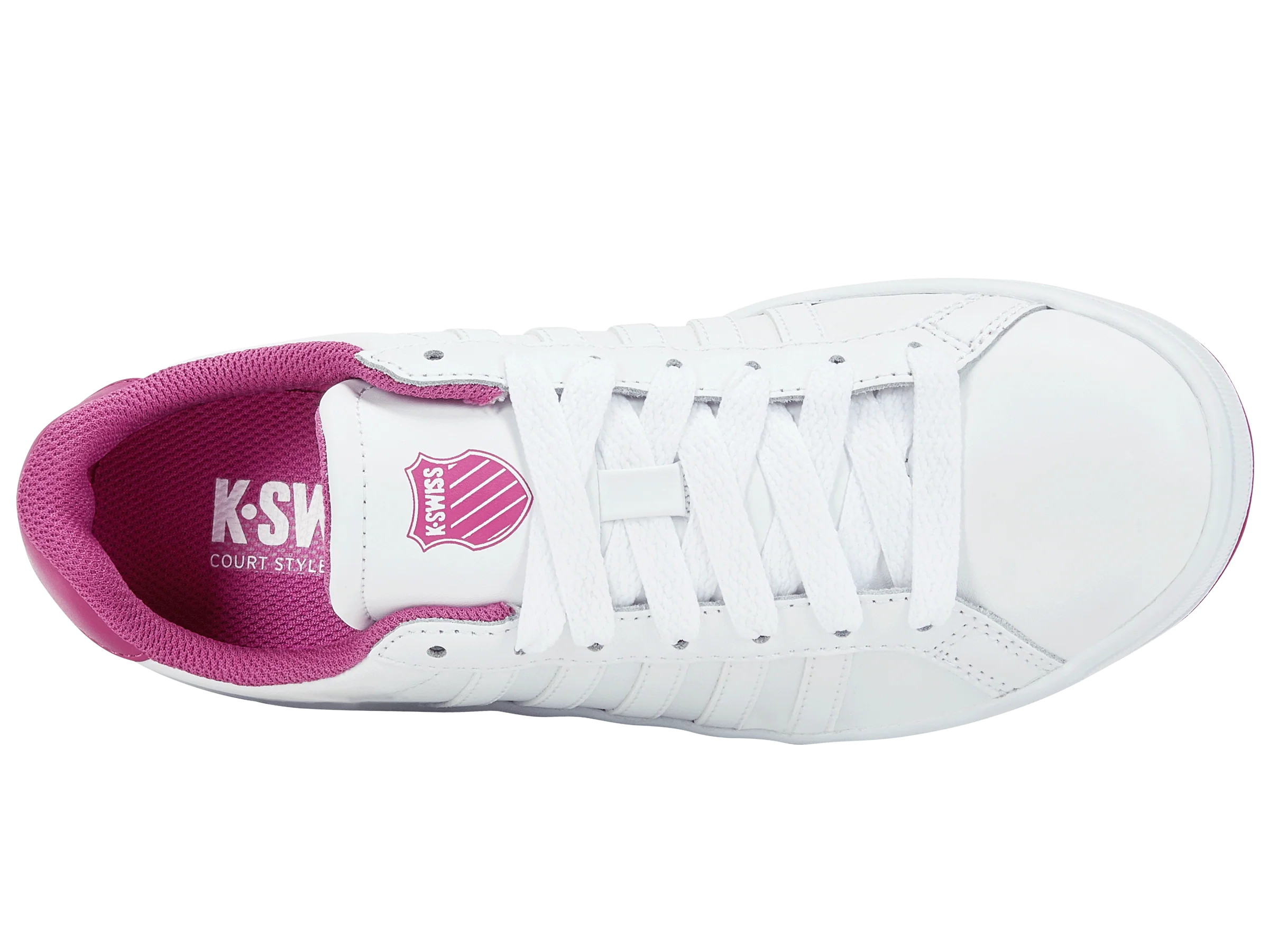 97011-165-M | COURT TIEBREAK | WHITE/FESTIVAL FUCSHIA - Image 7