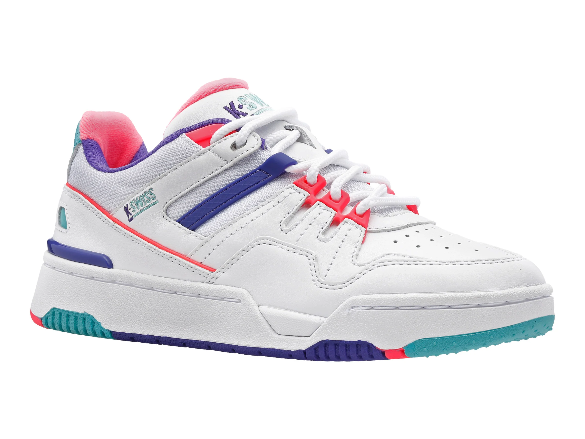 97154-189-M | MATCH RIVAL | WHITE/BLUE TURQUOISE/FLUO PINK - Image 2
