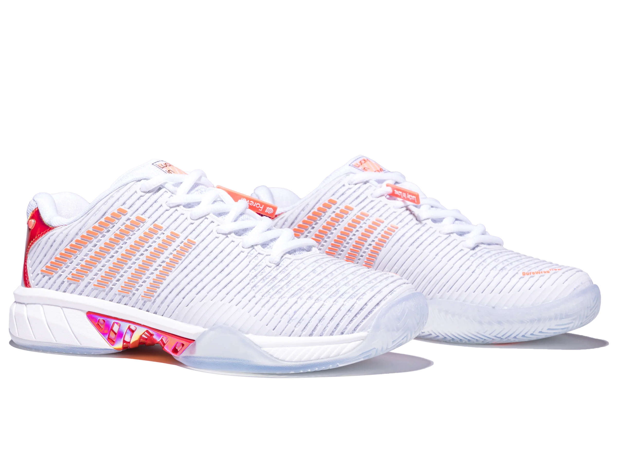 97382-112-M | HYPERCOURT EXPRESS 2  LUCKY IN LOVE | WHITE/DOVE/ORANGE GLOW - Image 2