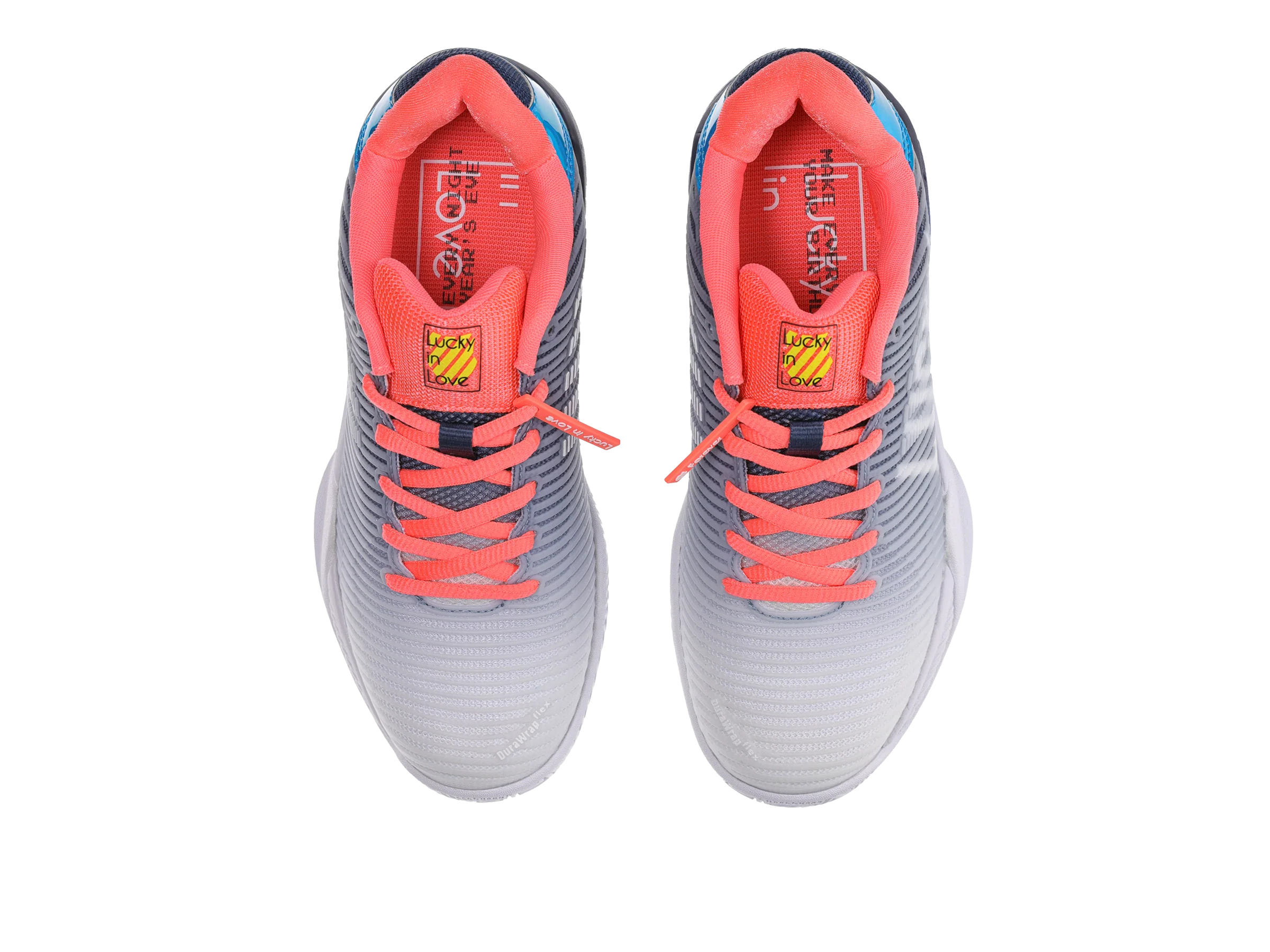 97382-494-M | HYPERCOURT EXPRESS 2 LUCKY IN LOVE | DARK DENIM/WHITE/CORAL - Image 6