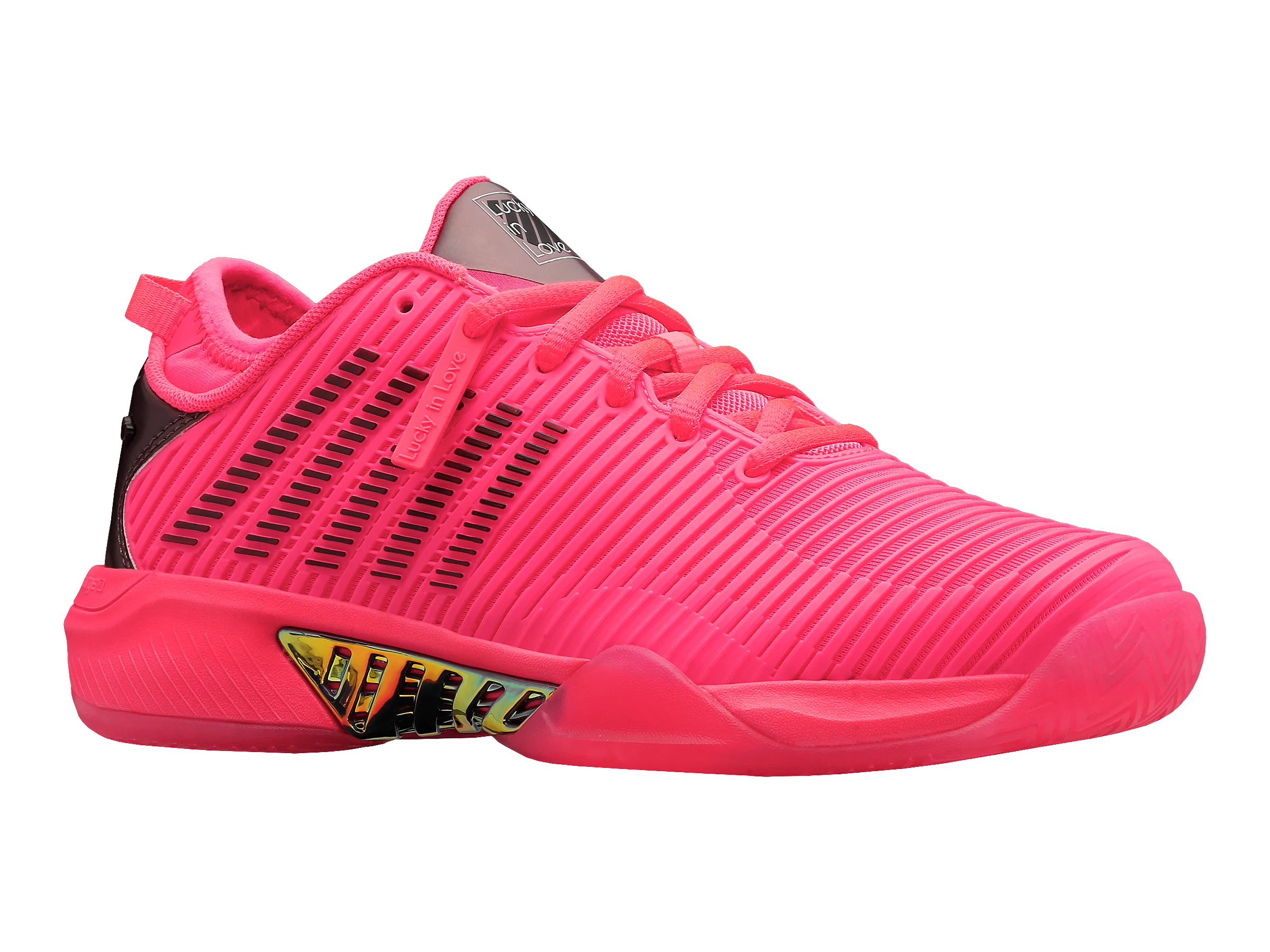 97383-662-M | HYPERCOURT SUPREME LUCKY IN LOVE | NEON PINK/GRAY SILVER/BLACK - Image 2