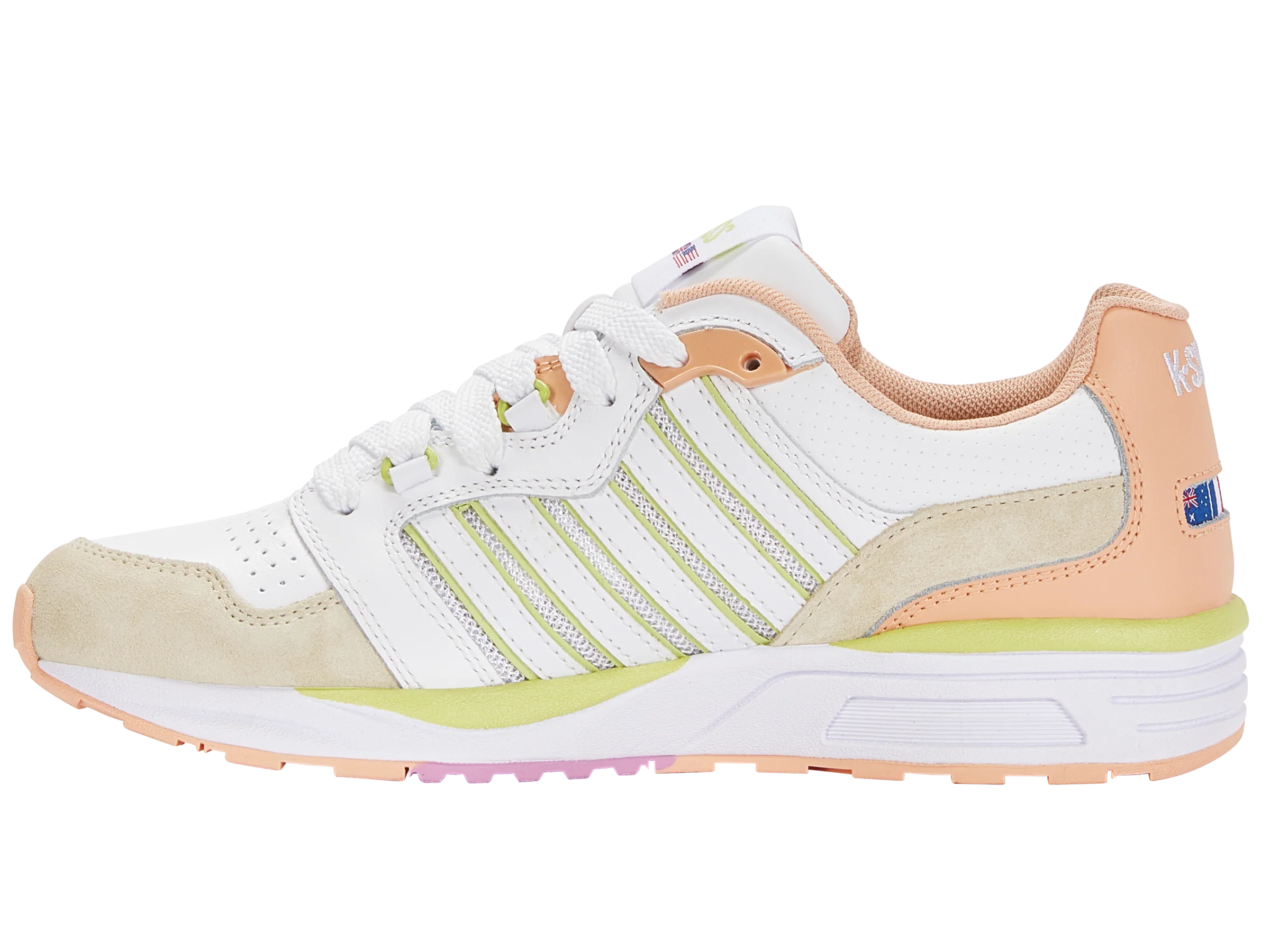 97920-185-M | SI-18 RANNELL | WHITE/ALMOST APRICOT/DAQUIRI GREEN - Image 5