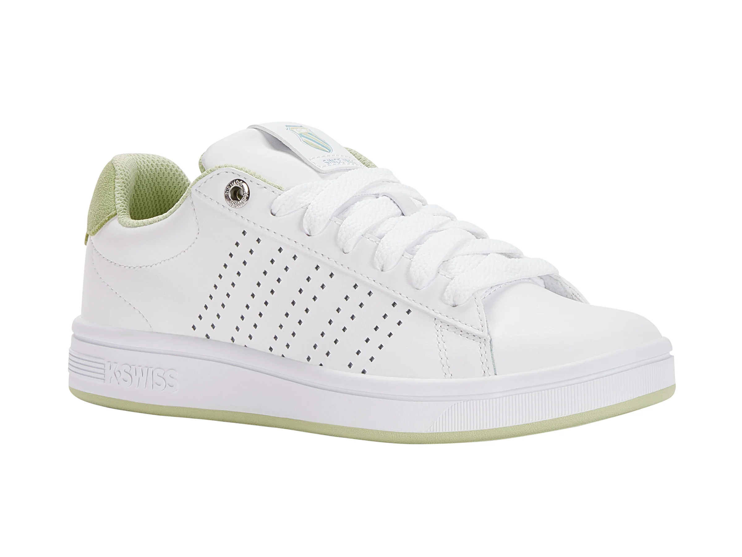 98449-945-M | COURT CASPER III | WHITE/SKY BLUE/SEAFOAM GREEN - Image 2
