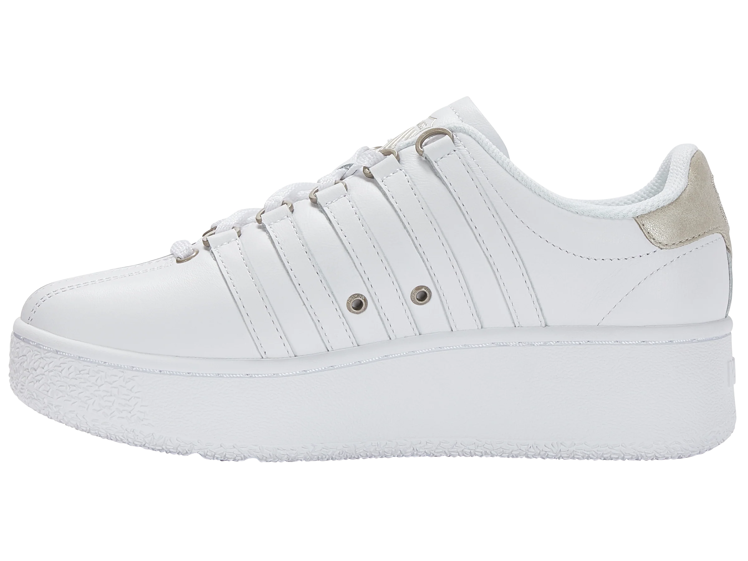 98529-183-M | CLASSIC VN PLATFORM | WHITE/CHAMPAGNE GOLD - Image 5