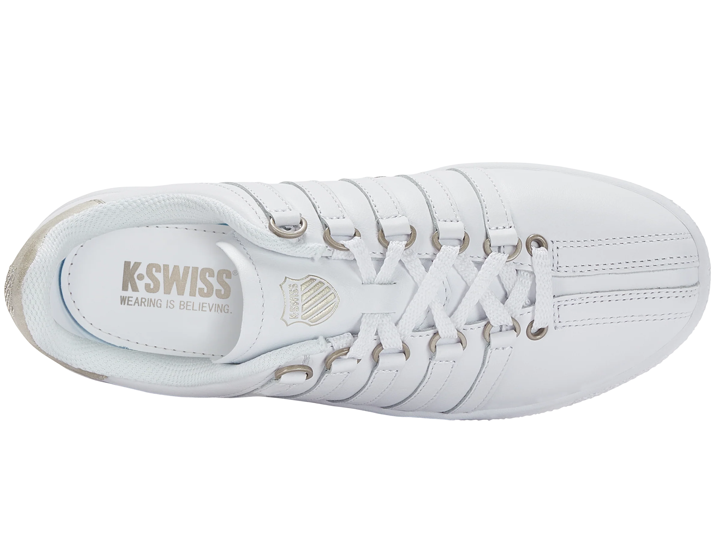 98529-183-M | CLASSIC VN PLATFORM | WHITE/CHAMPAGNE GOLD - Image 7