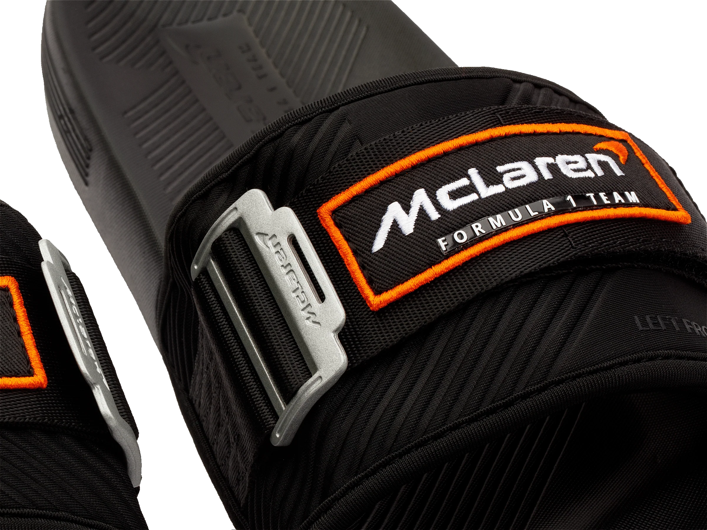 98716-073-M | STRAP SANDAL X MCLAREN F1 TEAM | BLACK/PAPAYA - Image 3