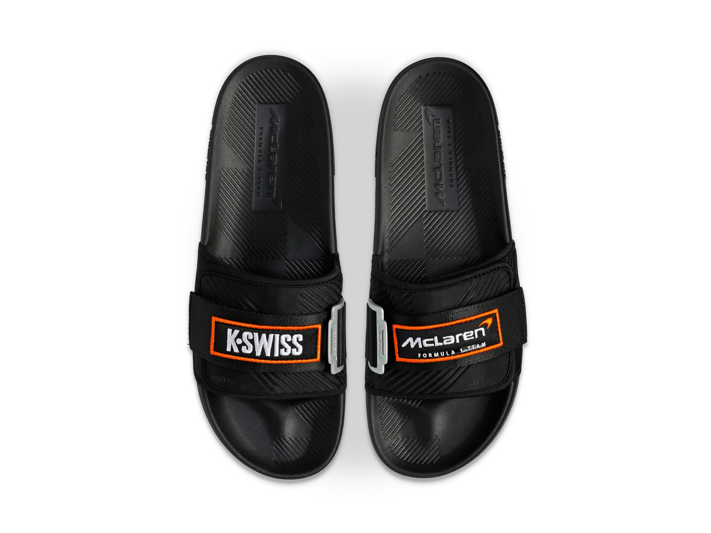 98716-073-M | STRAP SANDAL X MCLAREN F1 TEAM | BLACK/PAPAYA - Image 8