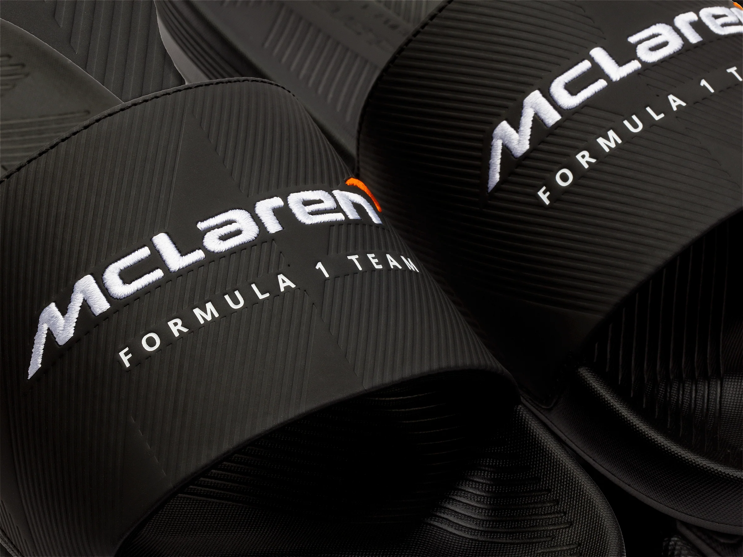 98717-008-M | SLIDE SANDAL X MCLAREN F1 TEAM | BLACK - Image 3