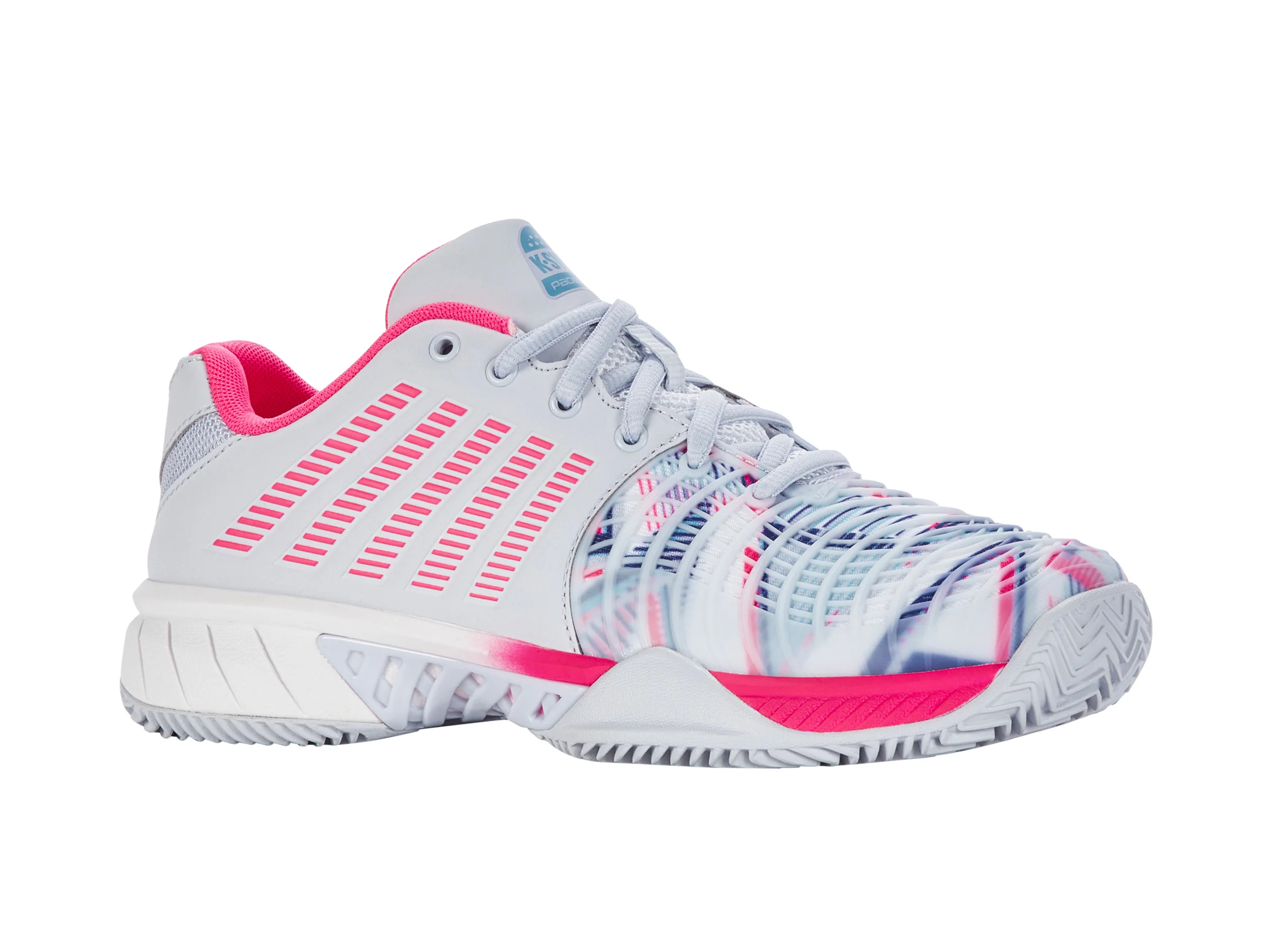 98900-026-M | EXPRESS LIGHT 3 PADEL | ARCTIC ICE/WHITE/NEON PINK - Image 2