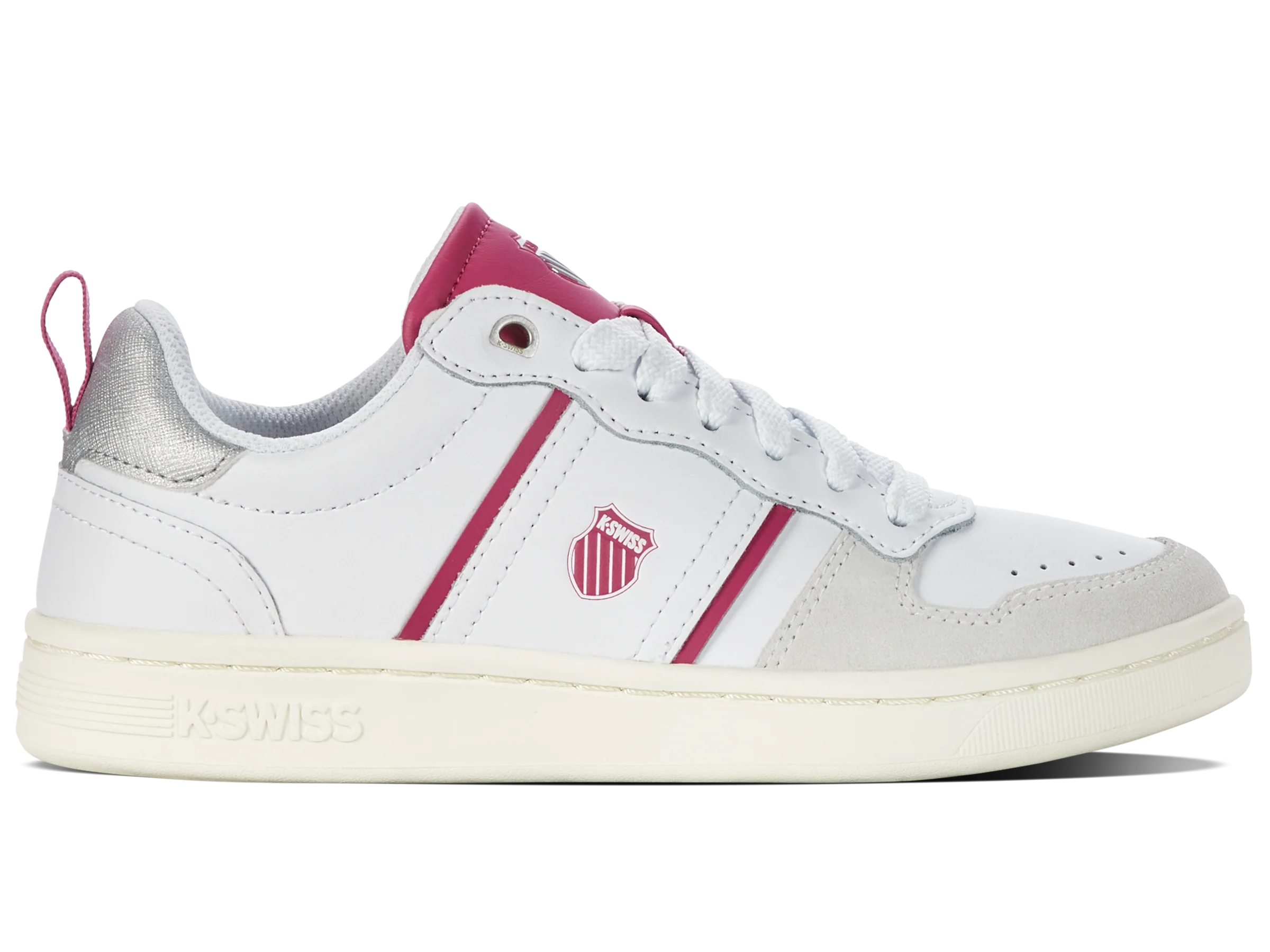 98903-976-M | LOZAN MATCH LTH | WHITE/RASPBERRY/STARWHITE/SILVER