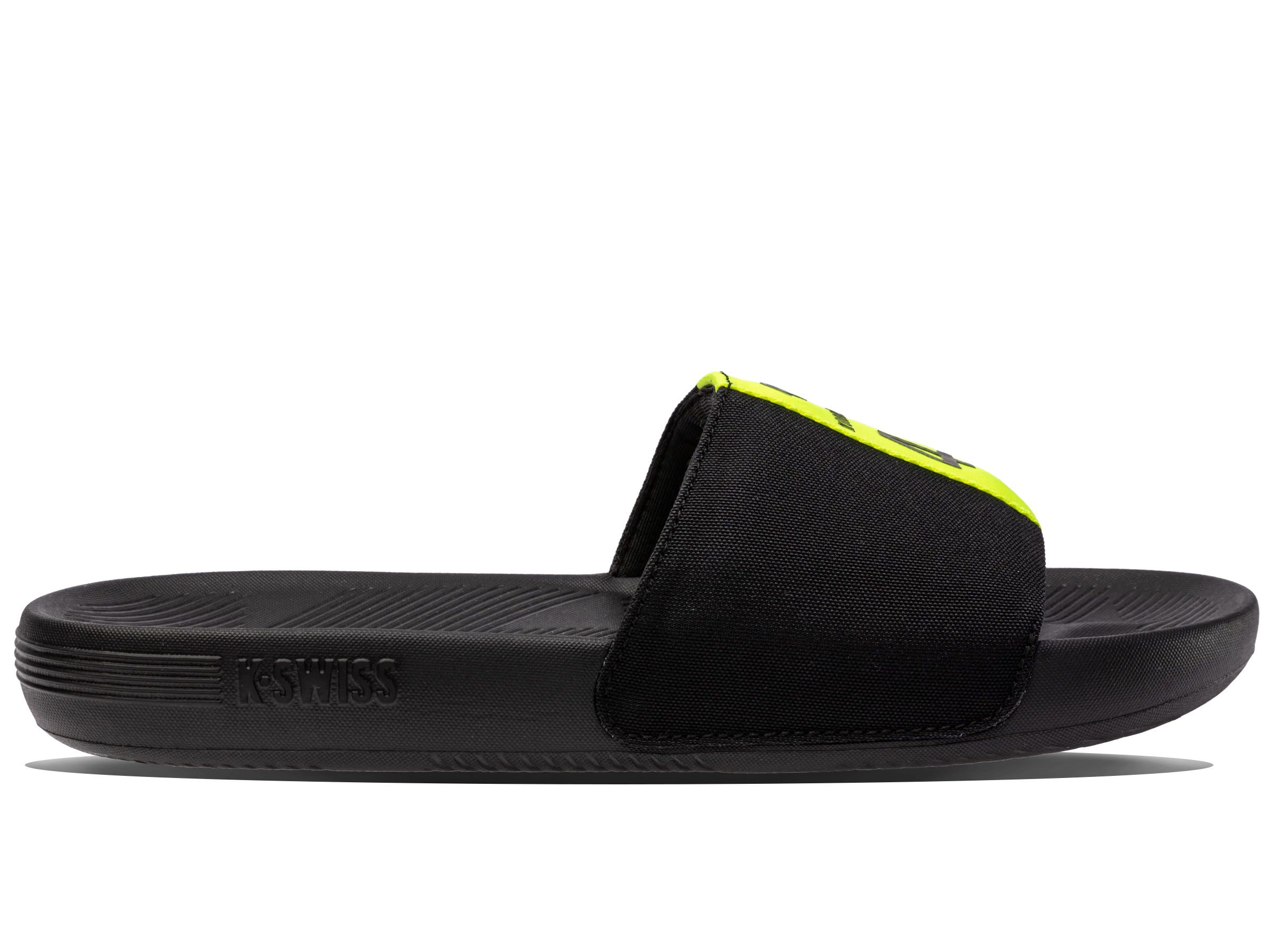 98951-071-M | SLIDE SANDAL LINEAR X MCLAREN | BLACK/SAFETY YELLOW