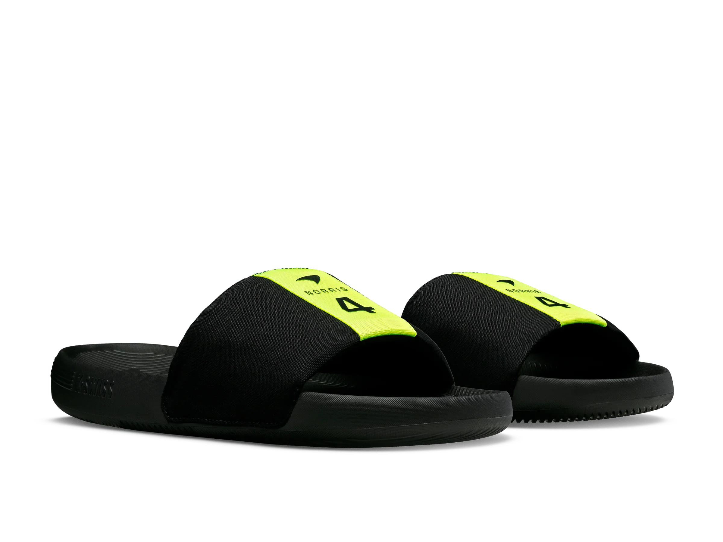 98951-071-M | SLIDE SANDAL LINEAR X MCLAREN | BLACK/SAFETY YELLOW - Image 2