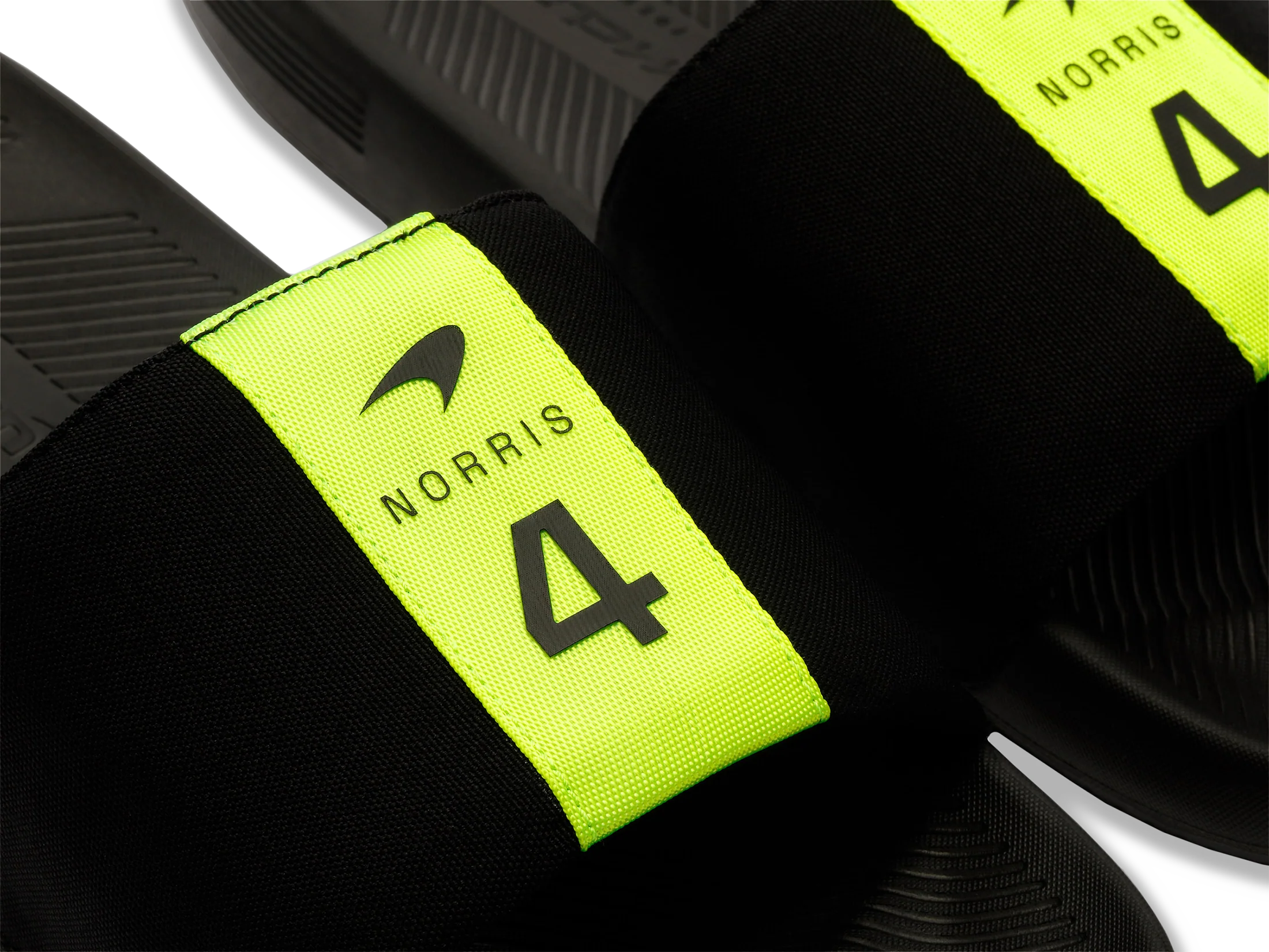 98951-071-M | SLIDE SANDAL LINEAR X MCLAREN | BLACK/SAFETY YELLOW - Image 8