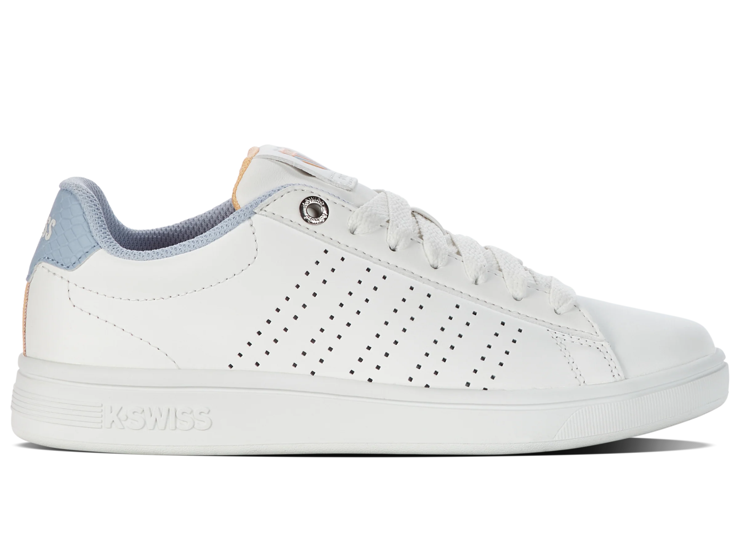 99188-157-M | BASE COURT | BRILLIANT WHITE/HEATHER/PEACH FUZZ