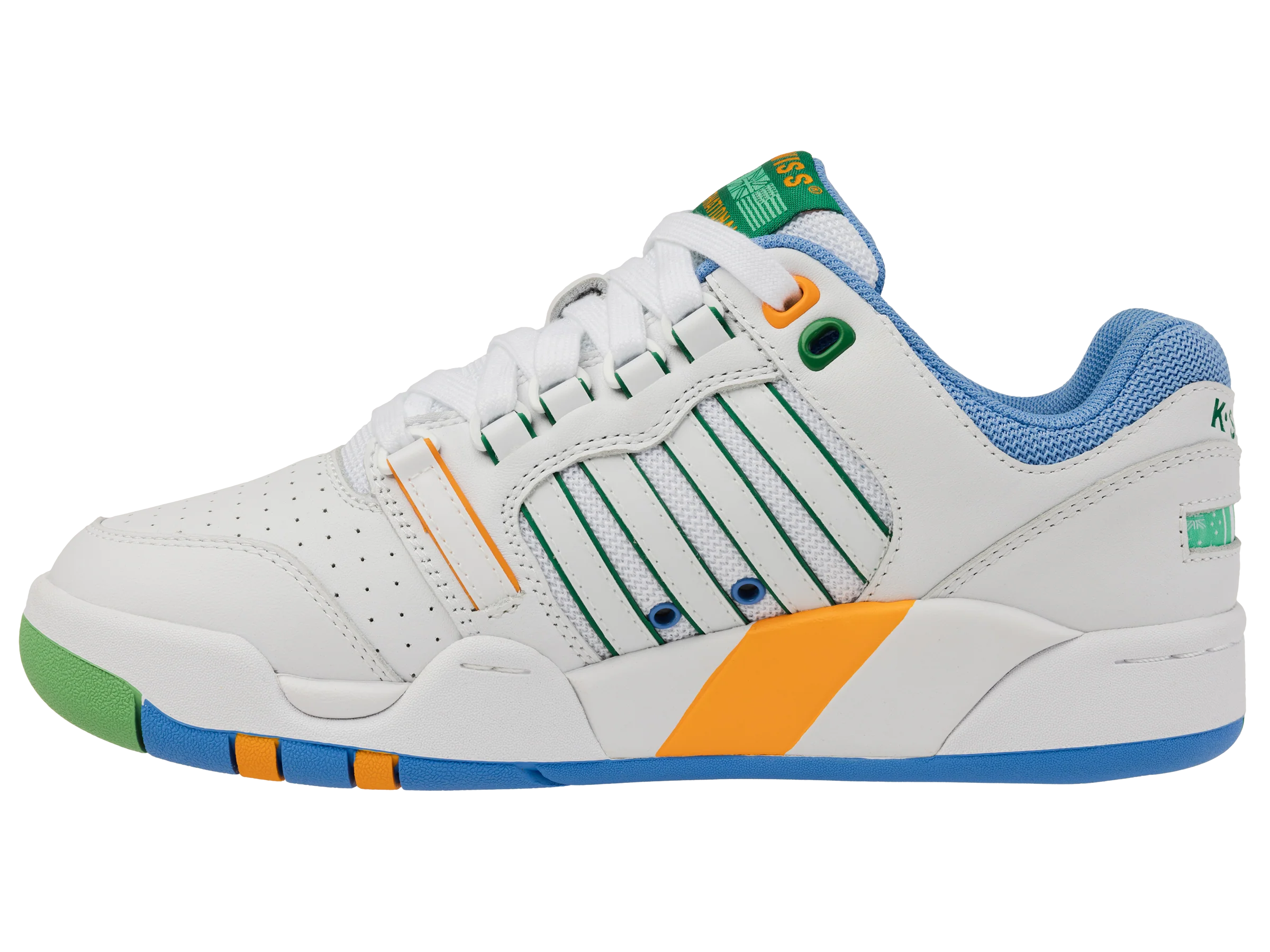 99280-114-M | SI-18 | WHITE/LITTLE BOY BLUE/BRIGHT MARIGOLD/GREEN TABOUR - Image 5