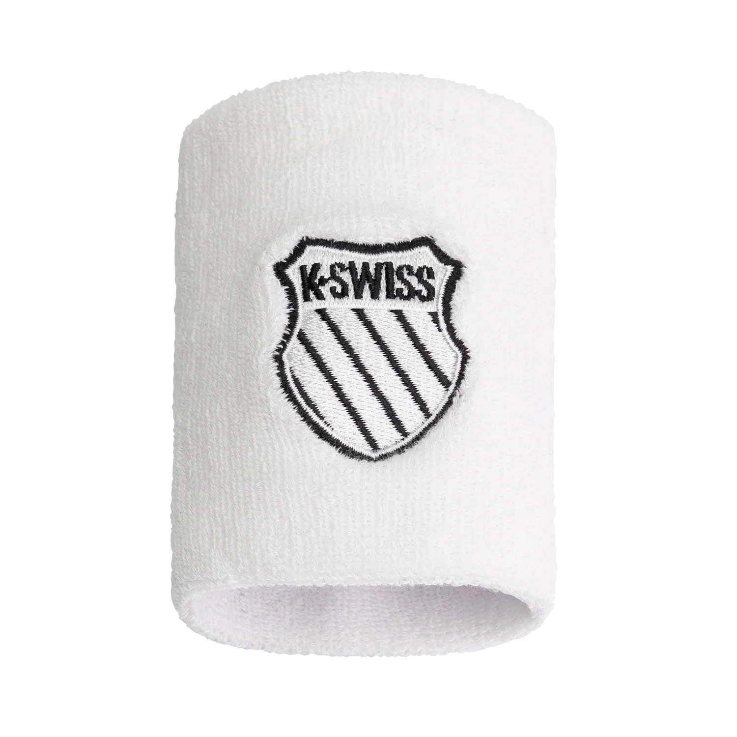 WB034-100 | UNISEX COURT DOUBLE WRISTBAND | WHITE